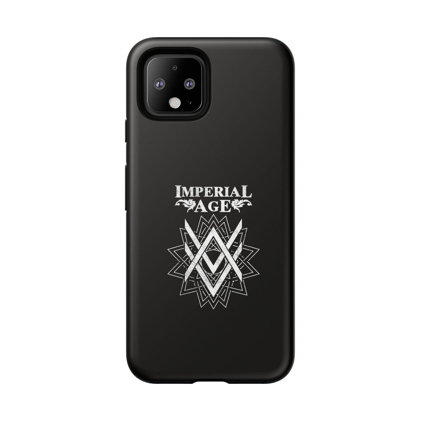 SUMMER COLLECTION - Tough Google Pixel Case Black (White Print)