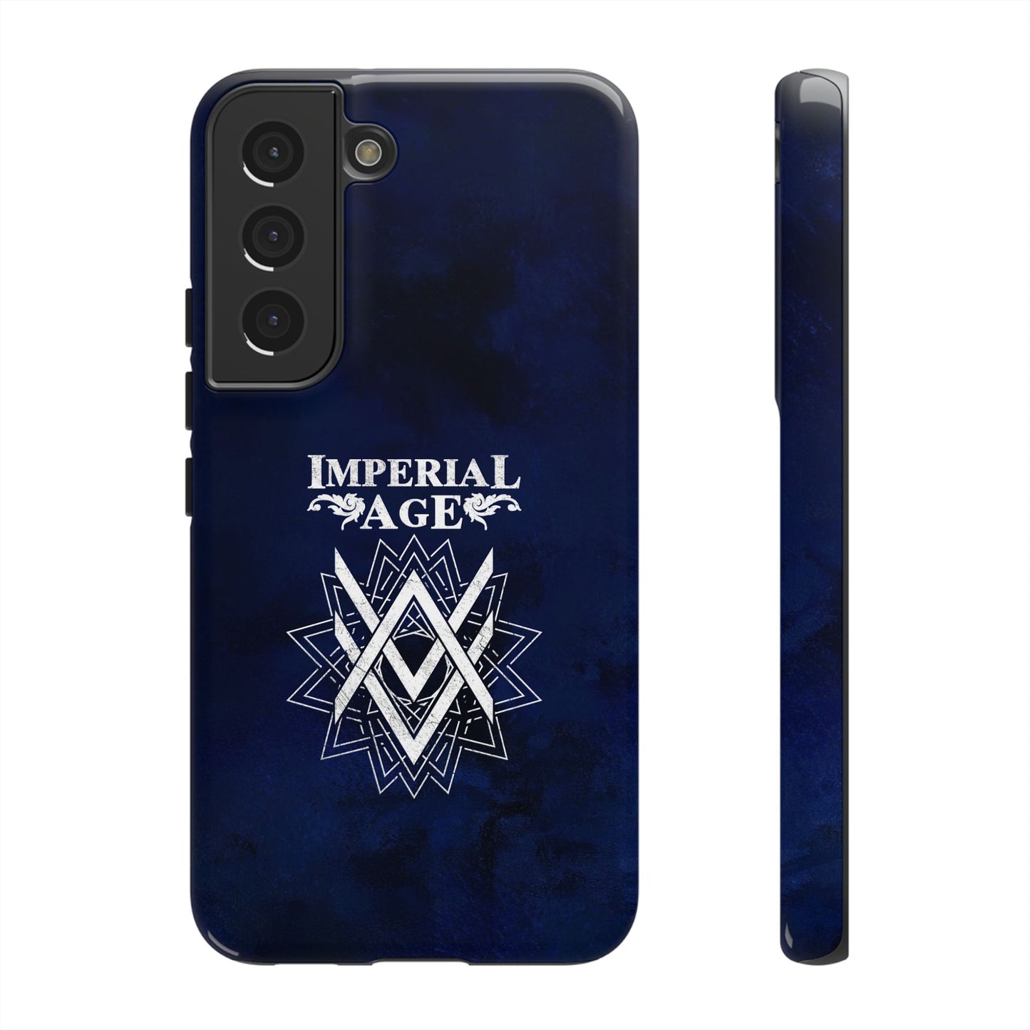 SUMMER COLLECTION - Tough Samsung Galaxy Case Navy (White Print)