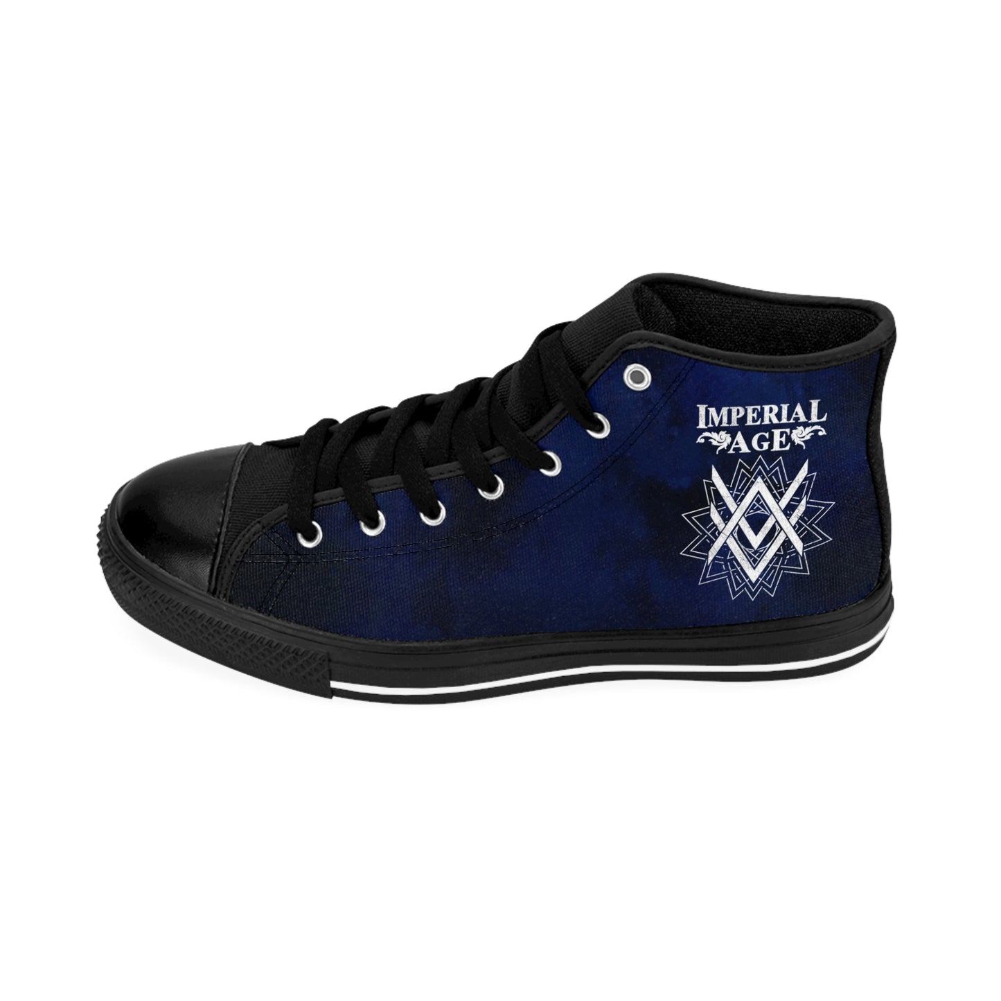 SUMMER COLLECTION - Women's Sneakers Navy (White Print)