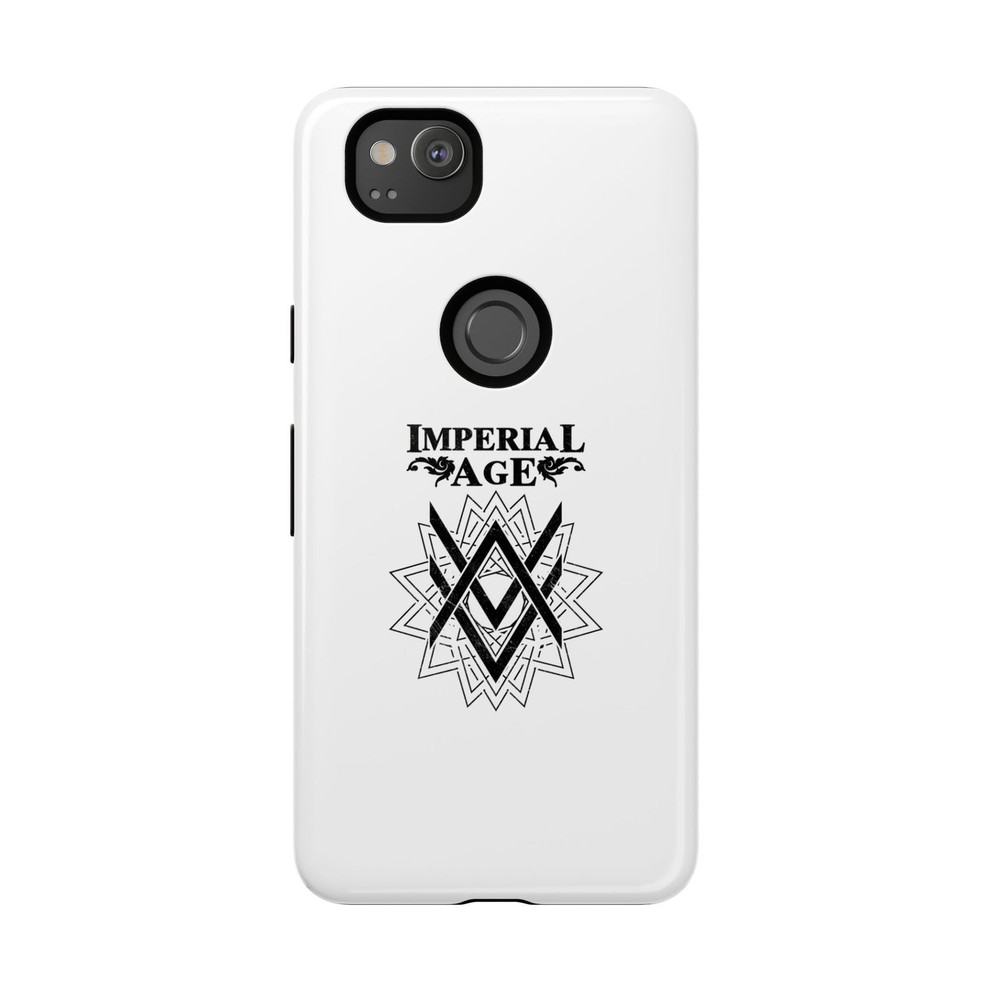 SUMMER COLLECTION - Tough Google Pixel Case White (Black Print)