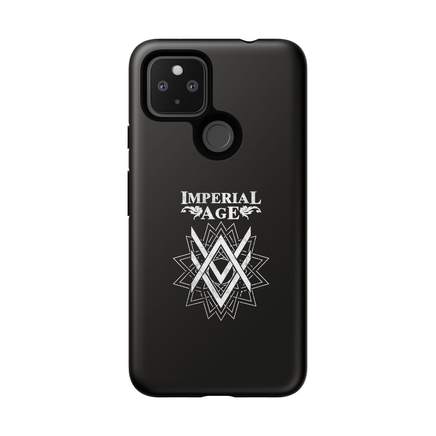 SUMMER COLLECTION - Tough Google Pixel Case Black (White Print)