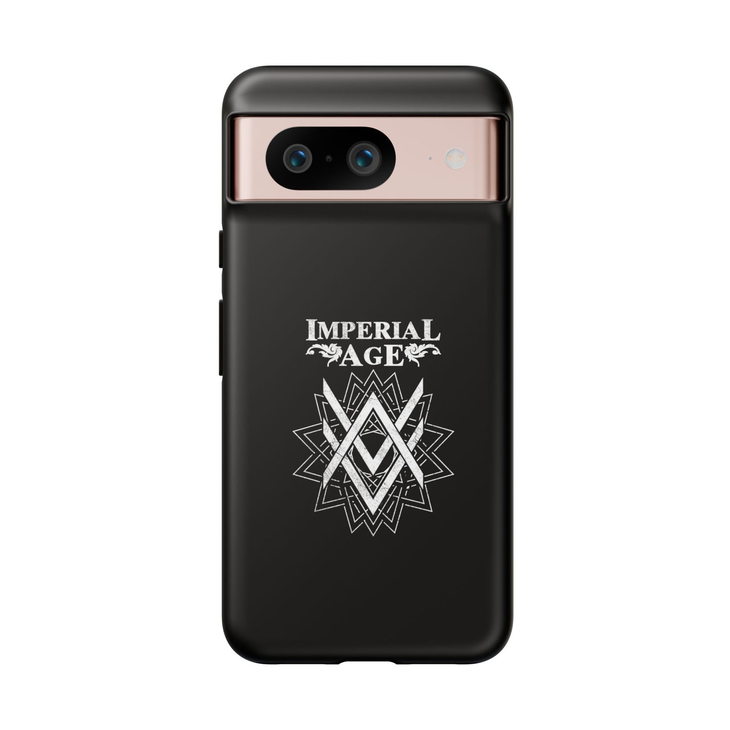 SUMMER COLLECTION - Tough Google Pixel Case Black (White Print)