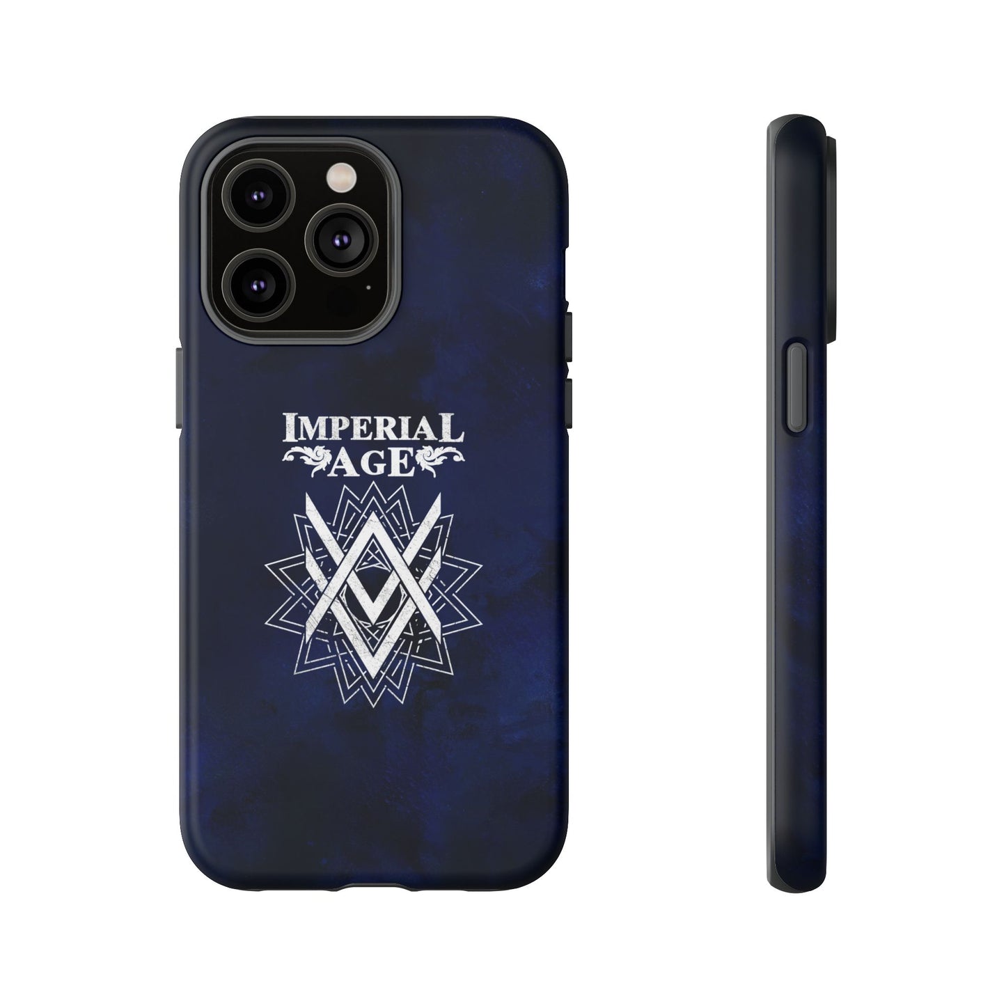SUMMER COLLECTION - Tough iPhone Case Navy (White Print)