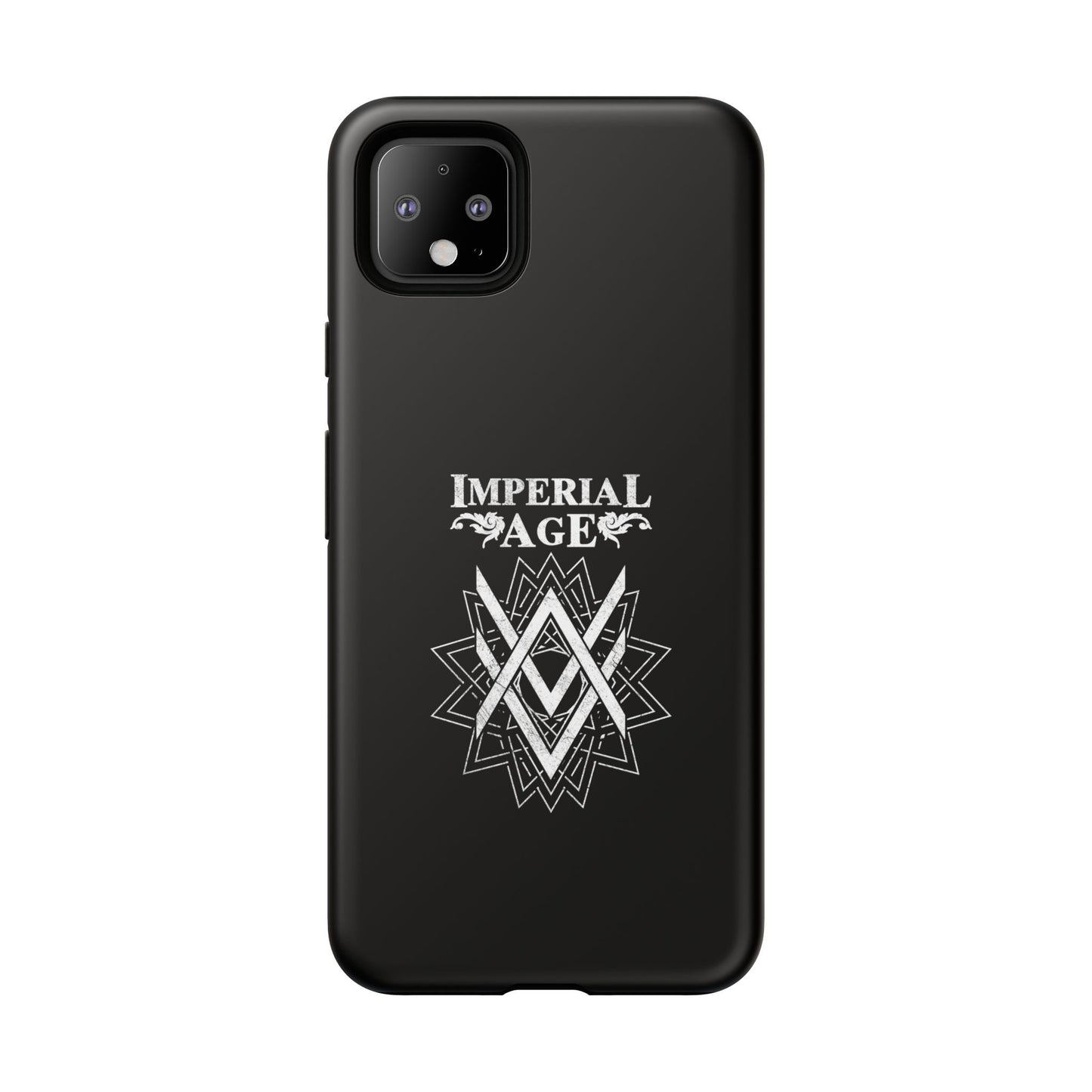SUMMER COLLECTION - Tough Google Pixel Case Black (White Print)
