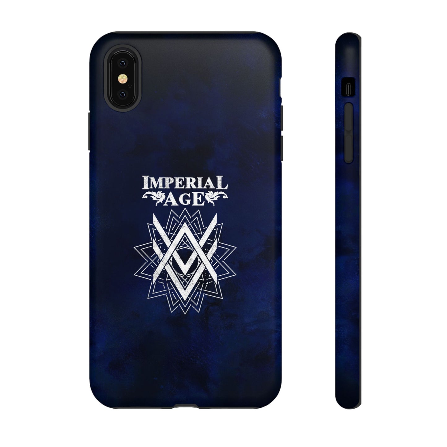 SUMMER COLLECTION - Tough iPhone Case Navy (White Print)