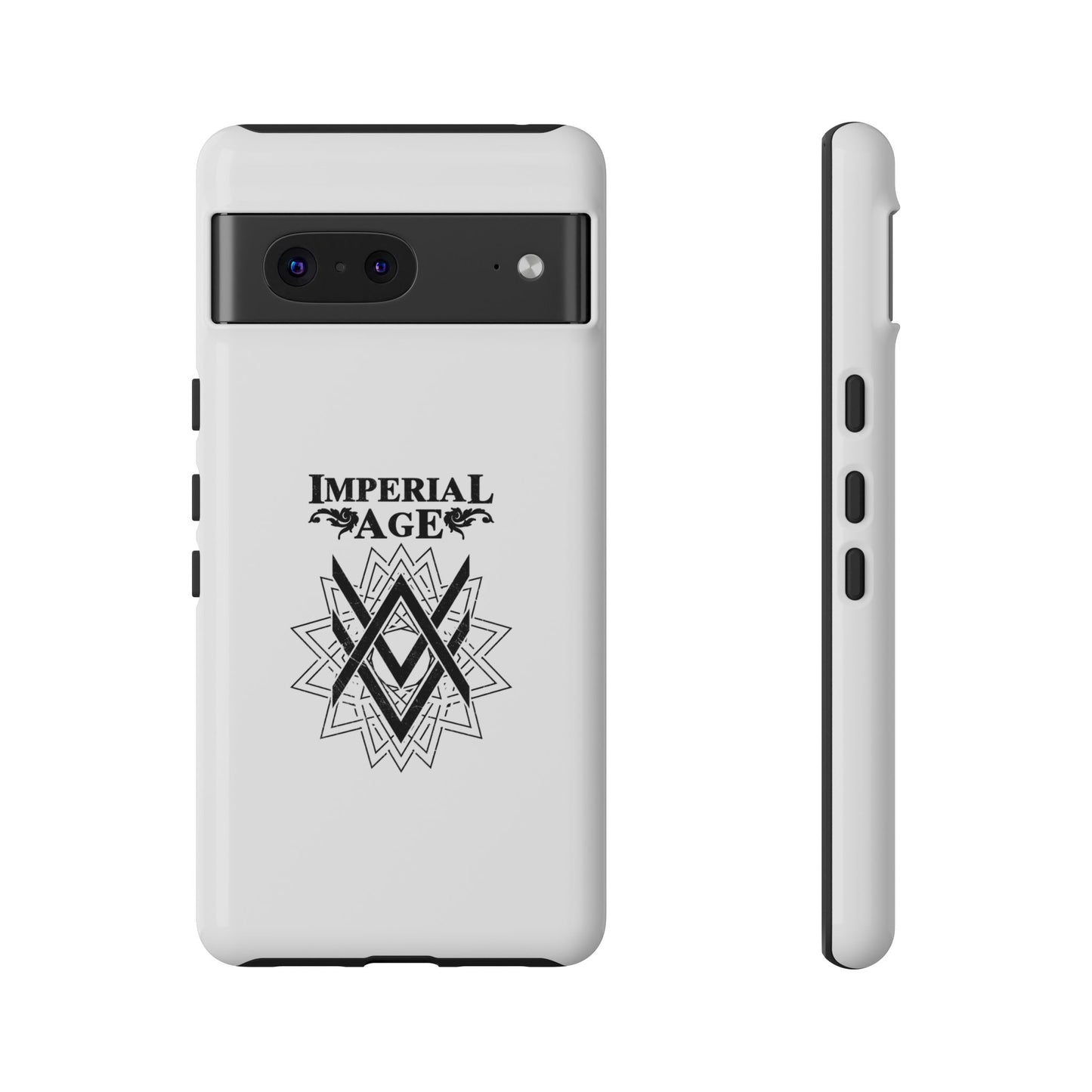 SUMMER COLLECTION - Tough Google Pixel Case White (Black Print)