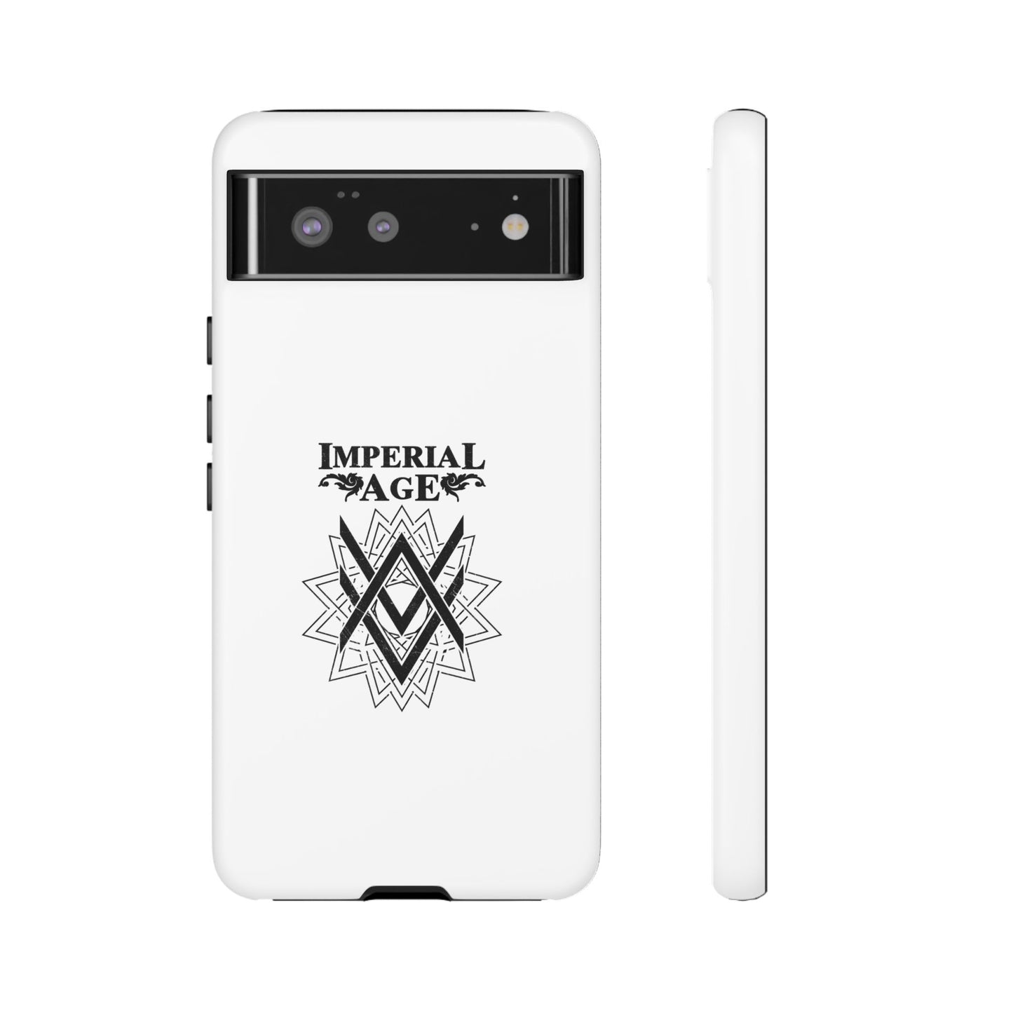 SUMMER COLLECTION - Tough Google Pixel Case White (Black Print)