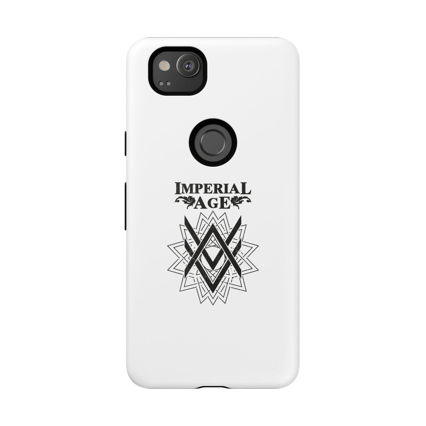 SUMMER COLLECTION - Tough Google Pixel Case White (Black Print)