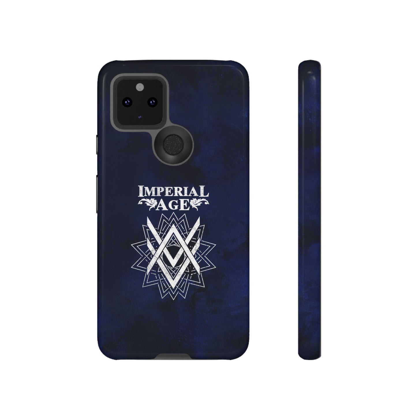 SUMMER COLLECTION - Tough Google Pixel Case Navy (White Print)