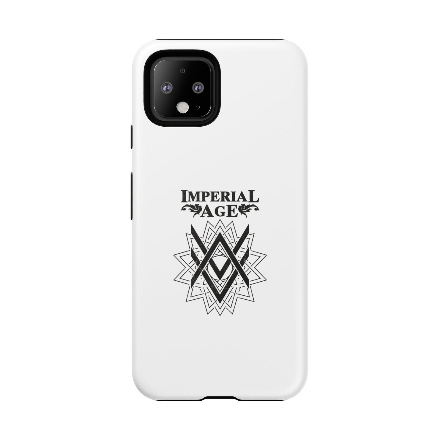 SUMMER COLLECTION - Tough Google Pixel Case White (Black Print)