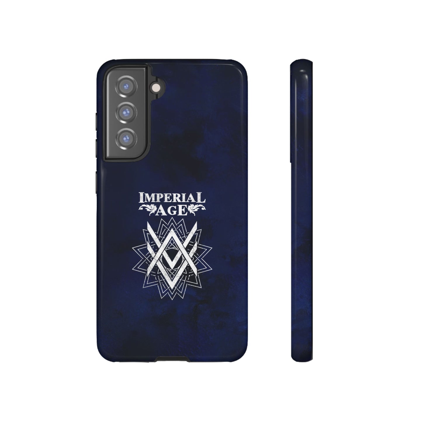 SUMMER COLLECTION - Tough Samsung Galaxy Case Navy (White Print)