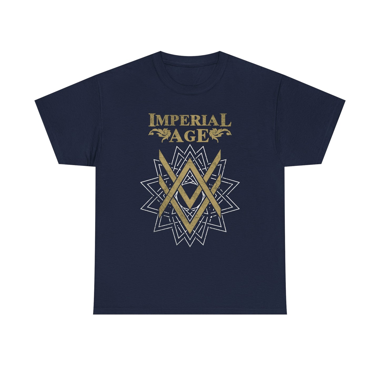 SUMMER COLLECTION - T-Shirt (Gold- White/Black Print)