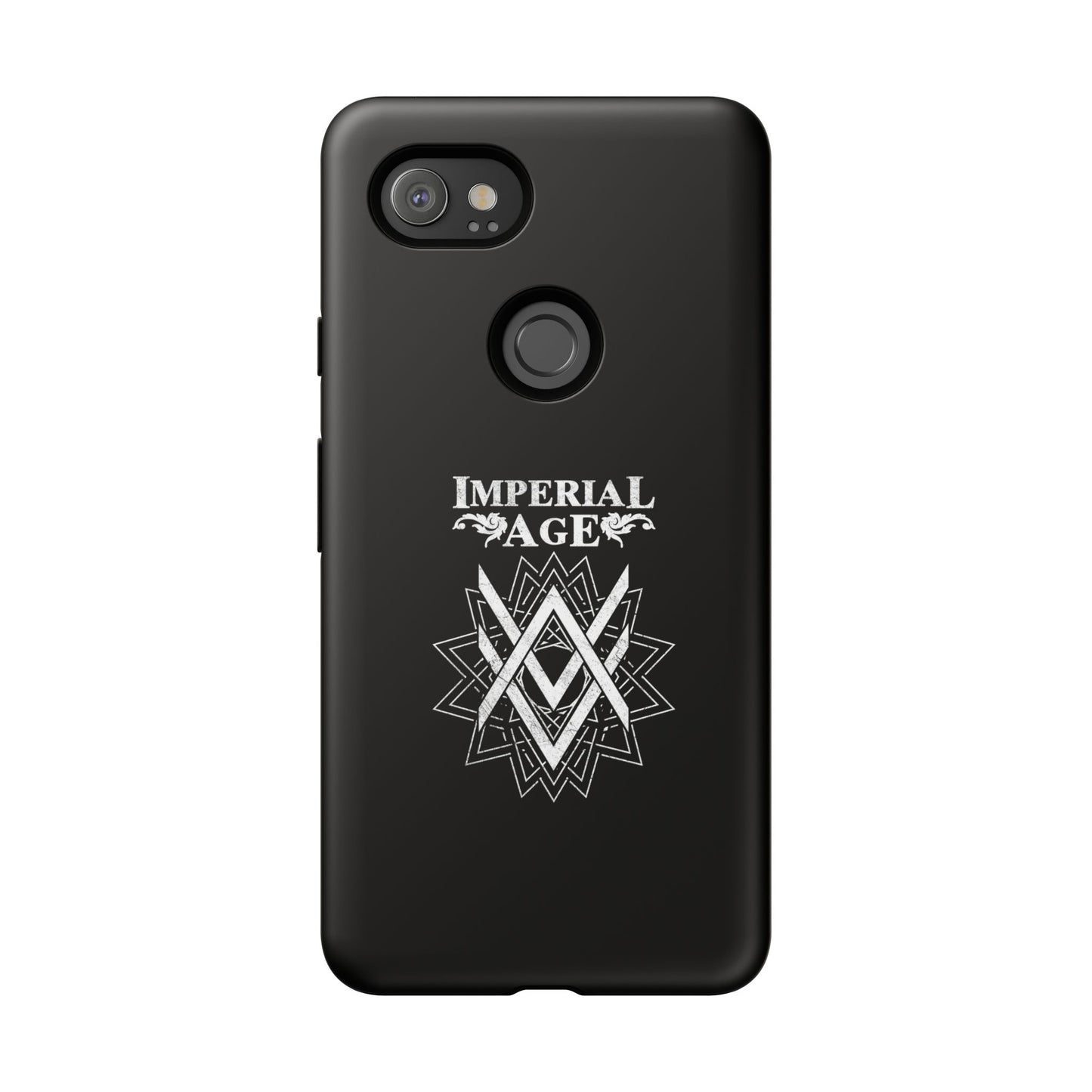 SUMMER COLLECTION - Tough Google Pixel Case Black (White Print)