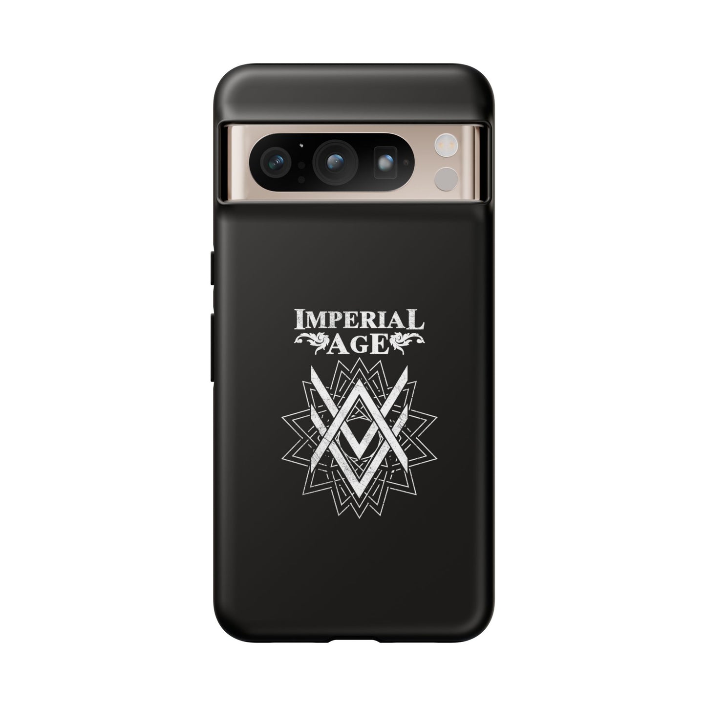 SUMMER COLLECTION - Tough Google Pixel Case Black (White Print)