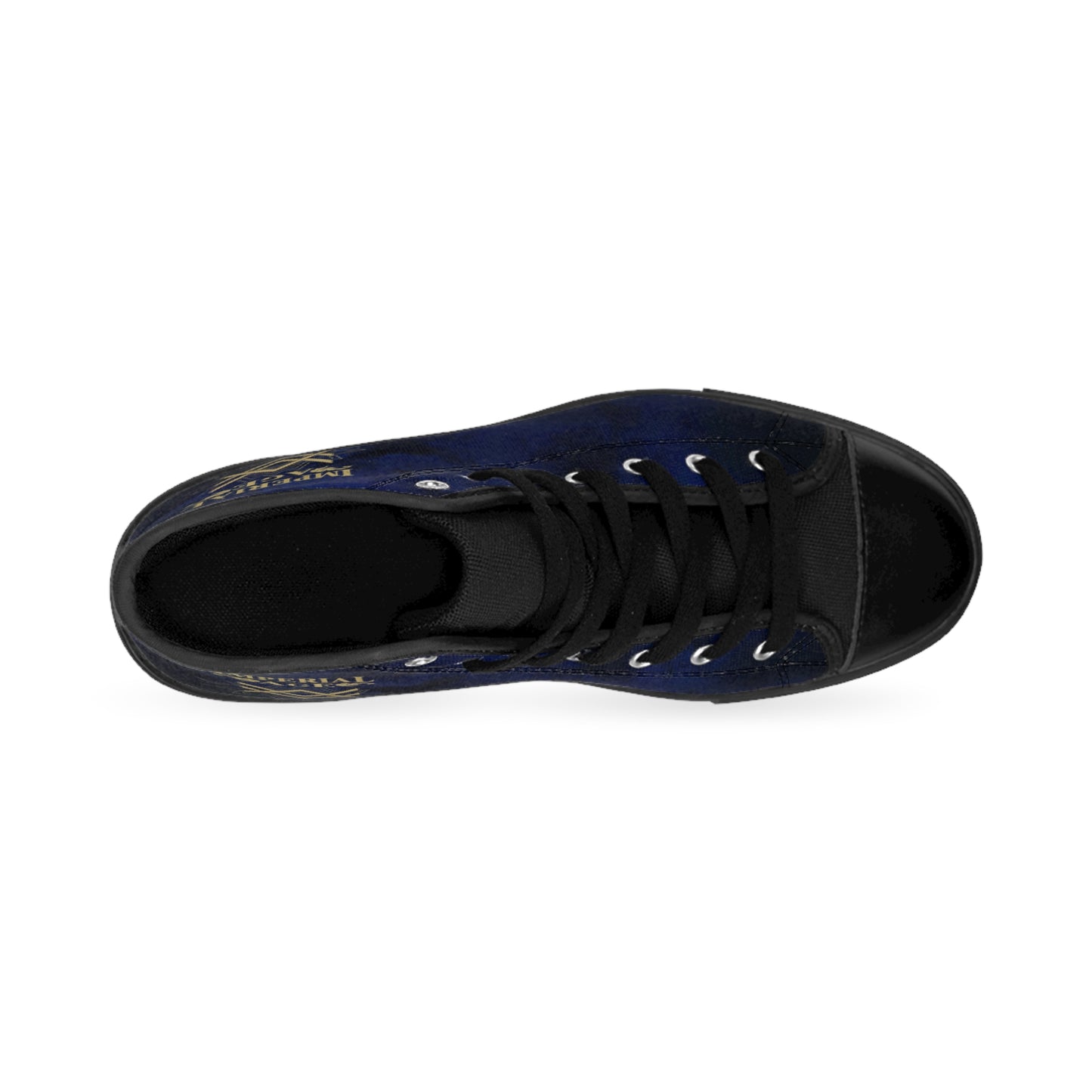 SUMMER COLLECTION - Women's Sneakers Navy (Gold Print)