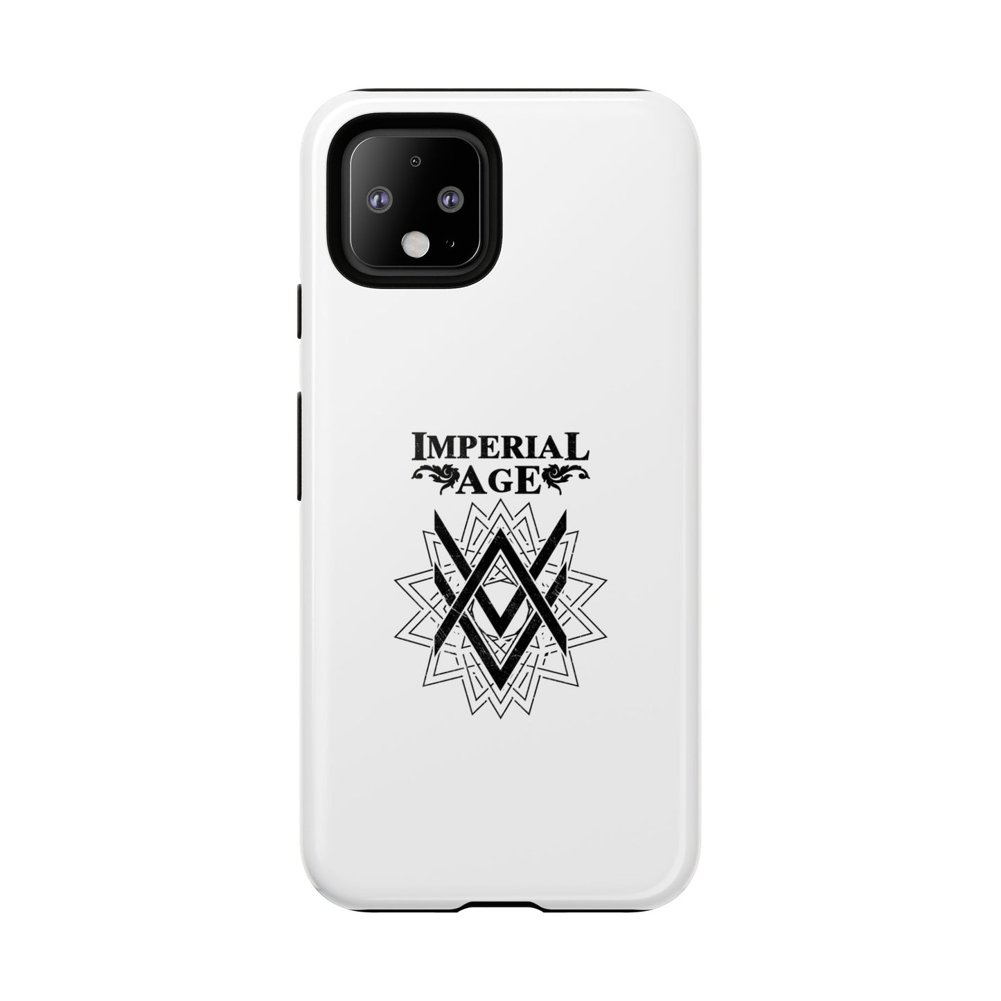 SUMMER COLLECTION - Tough Google Pixel Case White (Black Print)