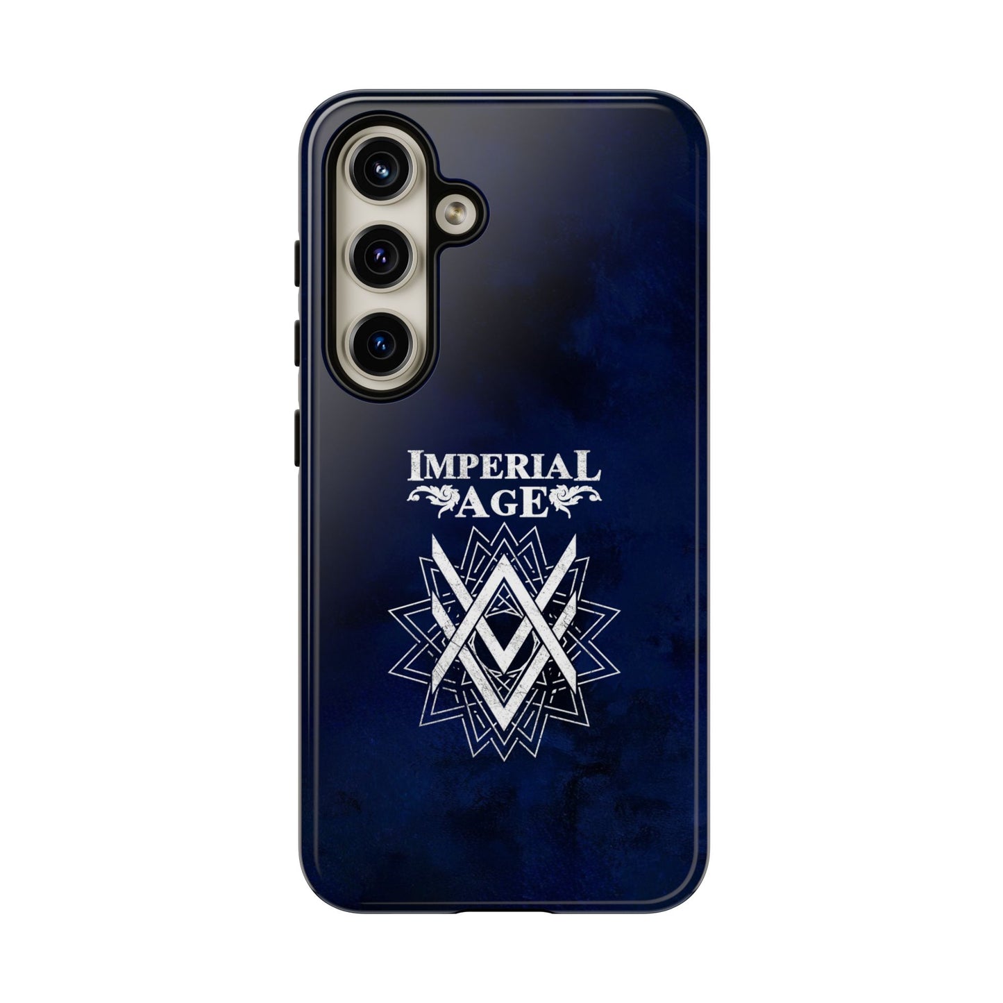SUMMER COLLECTION - Tough Samsung Galaxy Case Navy (White Print)
