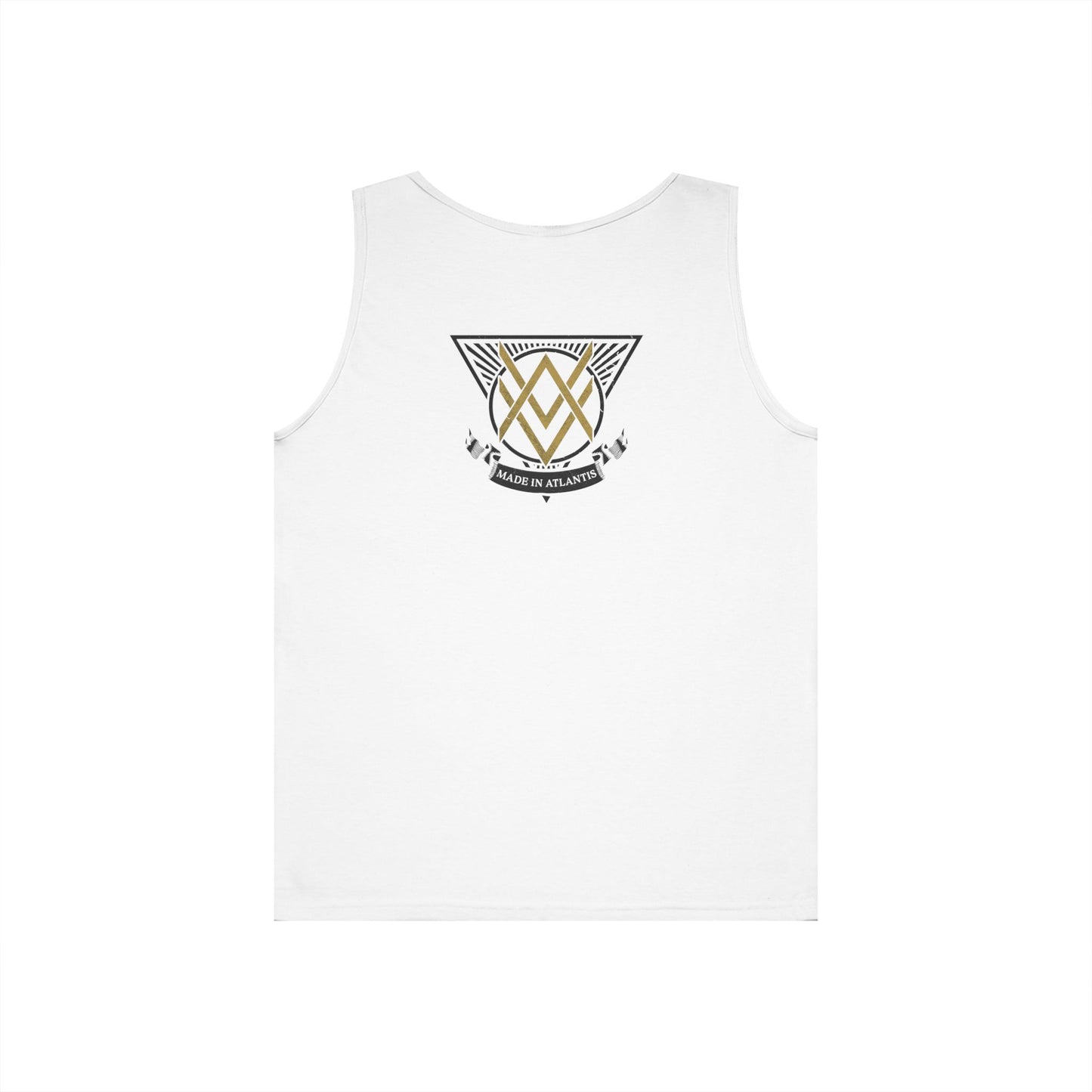 SUMMER COLLECTION - Tank Top (Gold-White/Black Print)