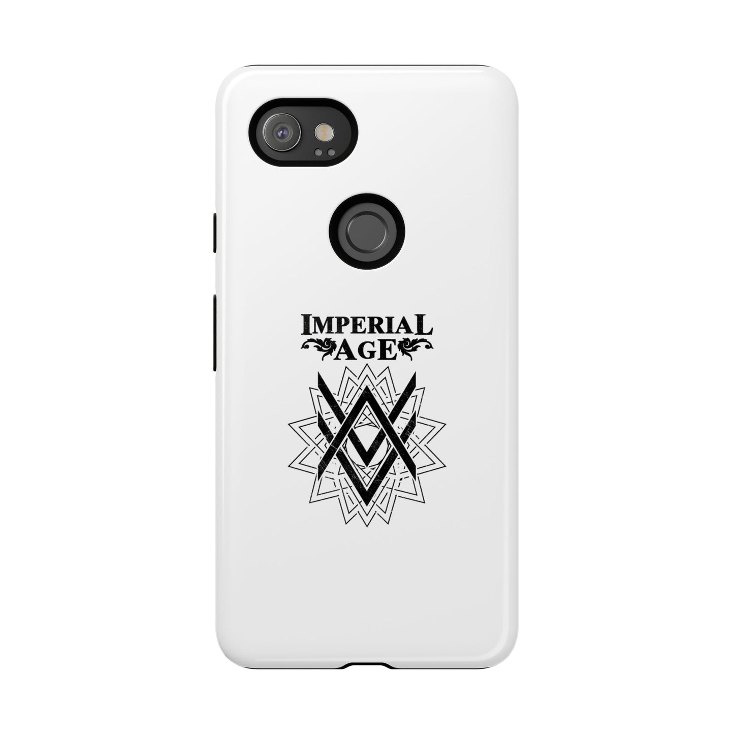 SUMMER COLLECTION - Tough Google Pixel Case White (Black Print)