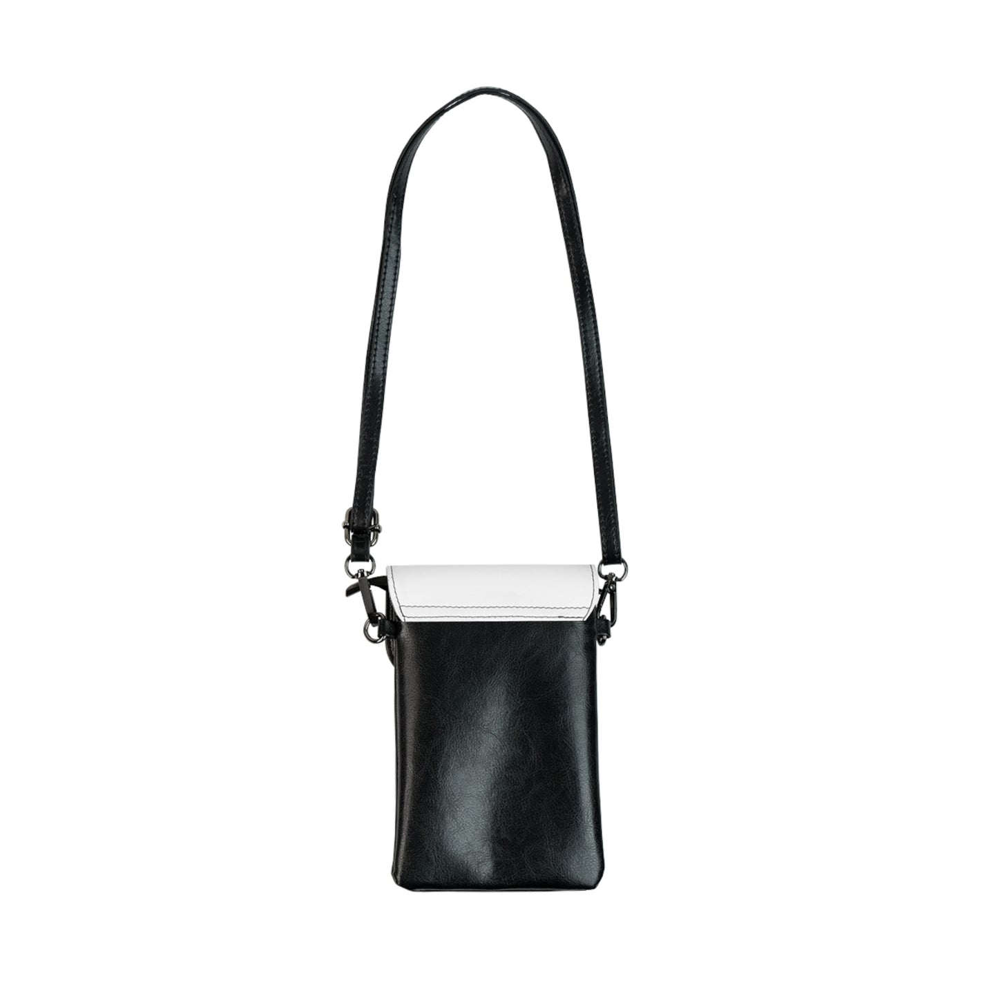SUMMER COLLECTION - Strap Wallet White (Black Print)
