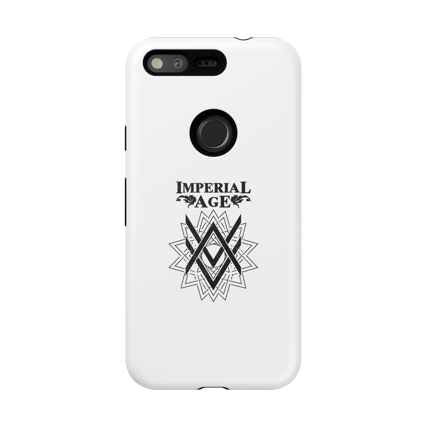 SUMMER COLLECTION - Tough Google Pixel Case White (Black Print)