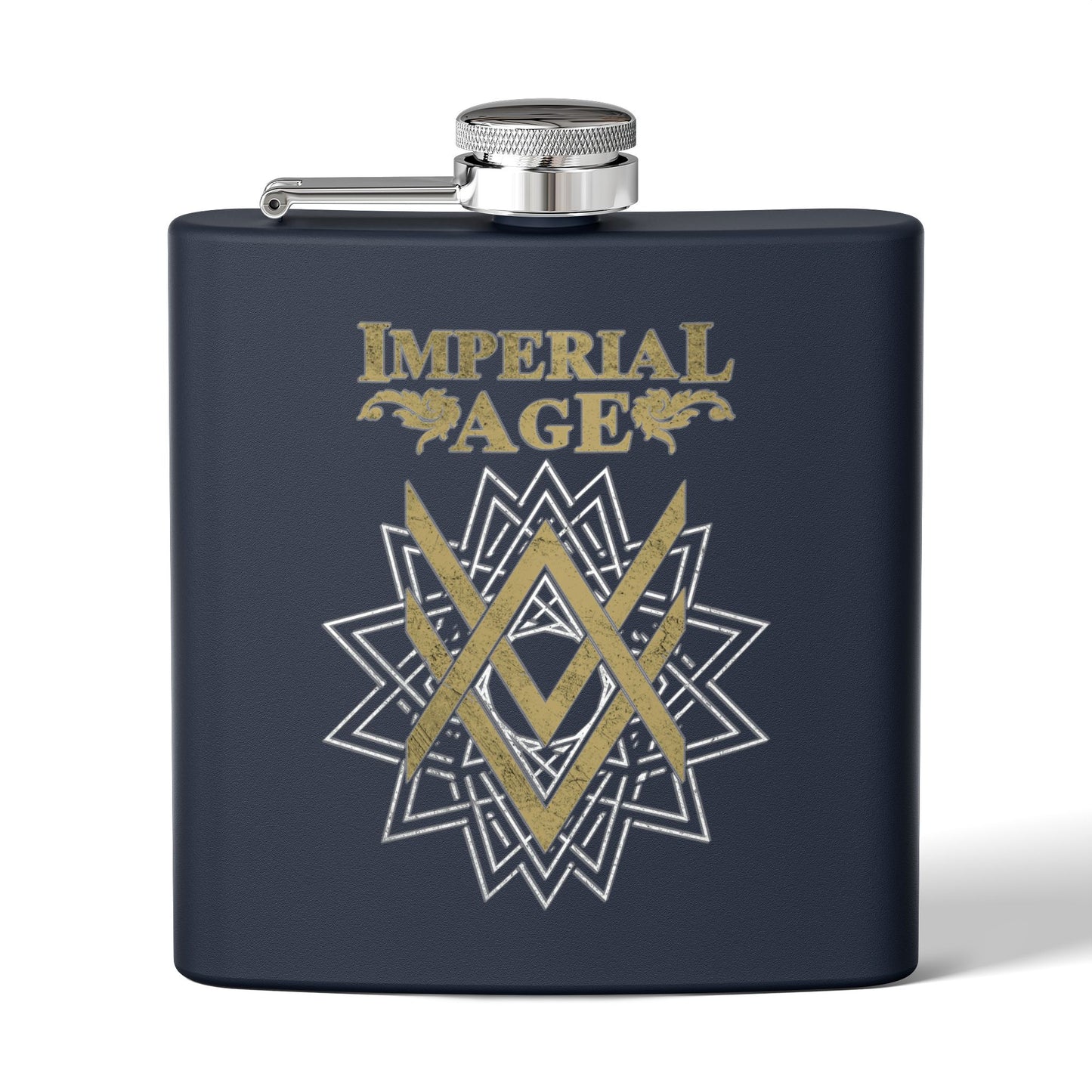 SUMMER COLLECTION - Stainless Steel Flask (Gold-White Sign)