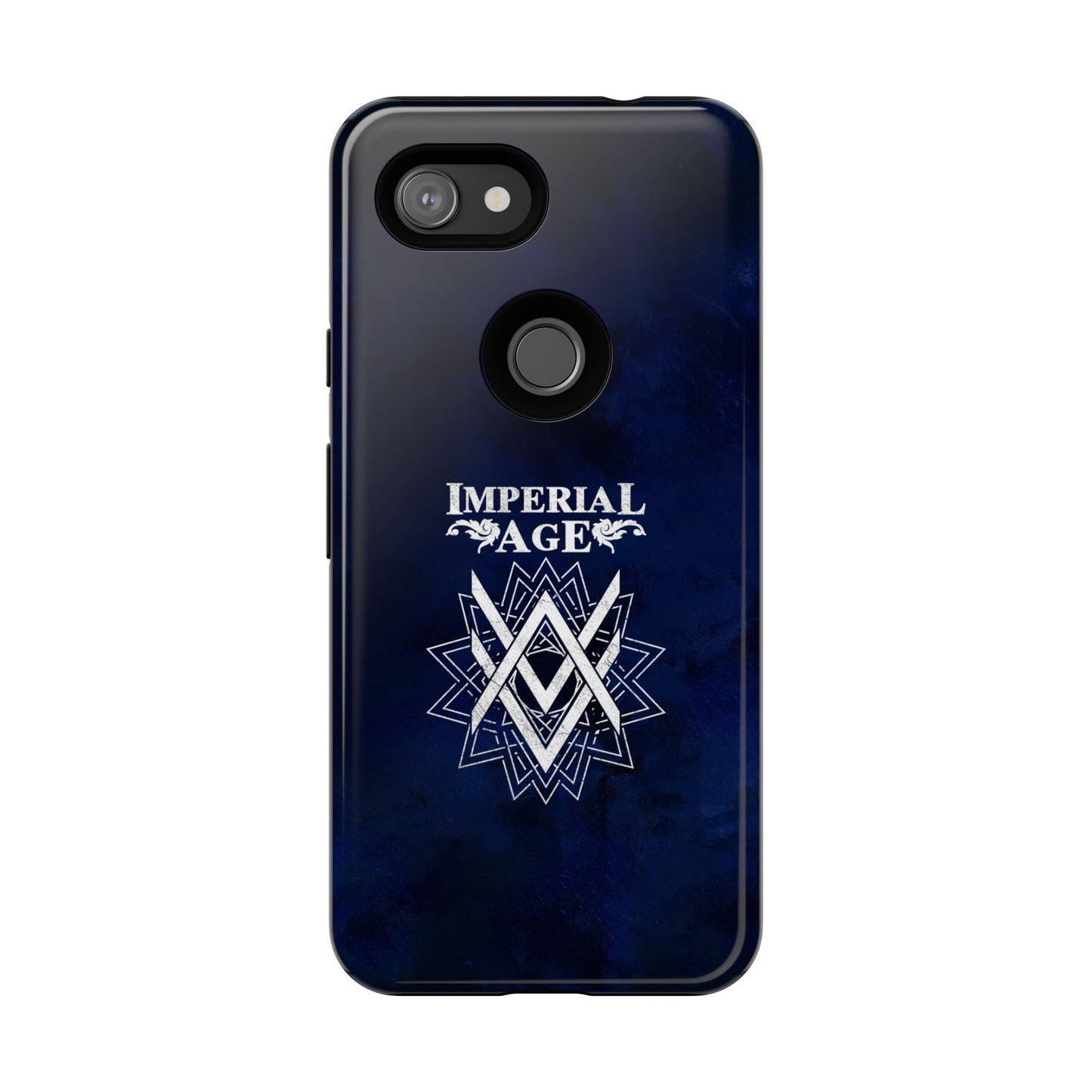 SUMMER COLLECTION - Tough Google Pixel Case Navy (White Print)