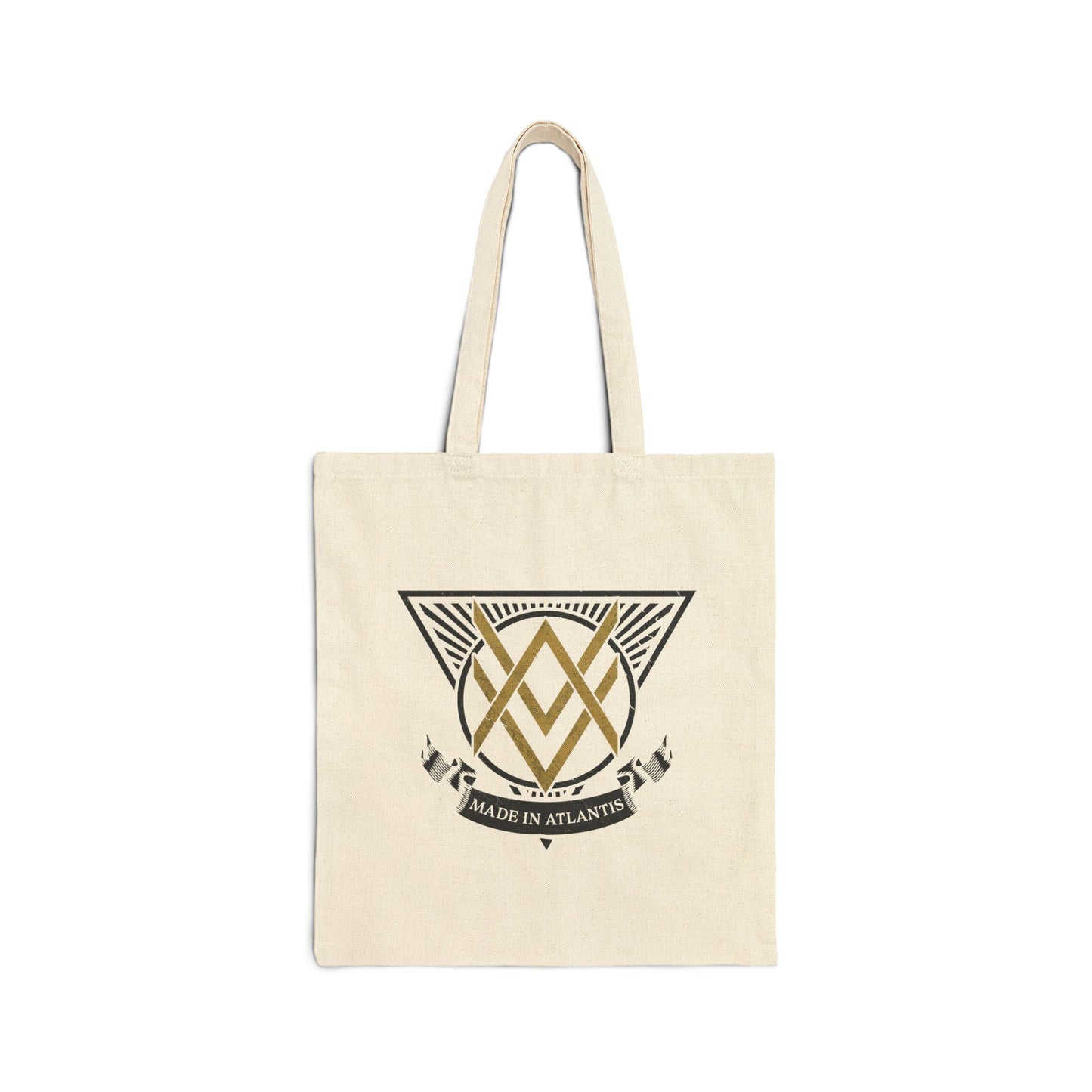 SUMMER COLLECTION - Tote Bag (Gold-White/Black Print))