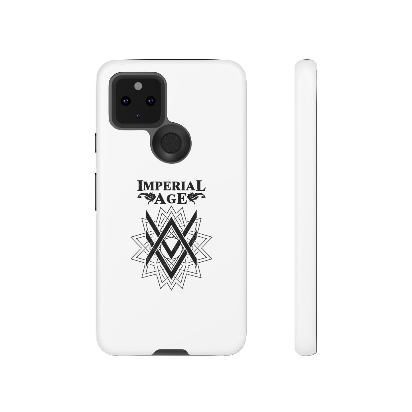 SUMMER COLLECTION - Tough Google Pixel Case White (Black Print)