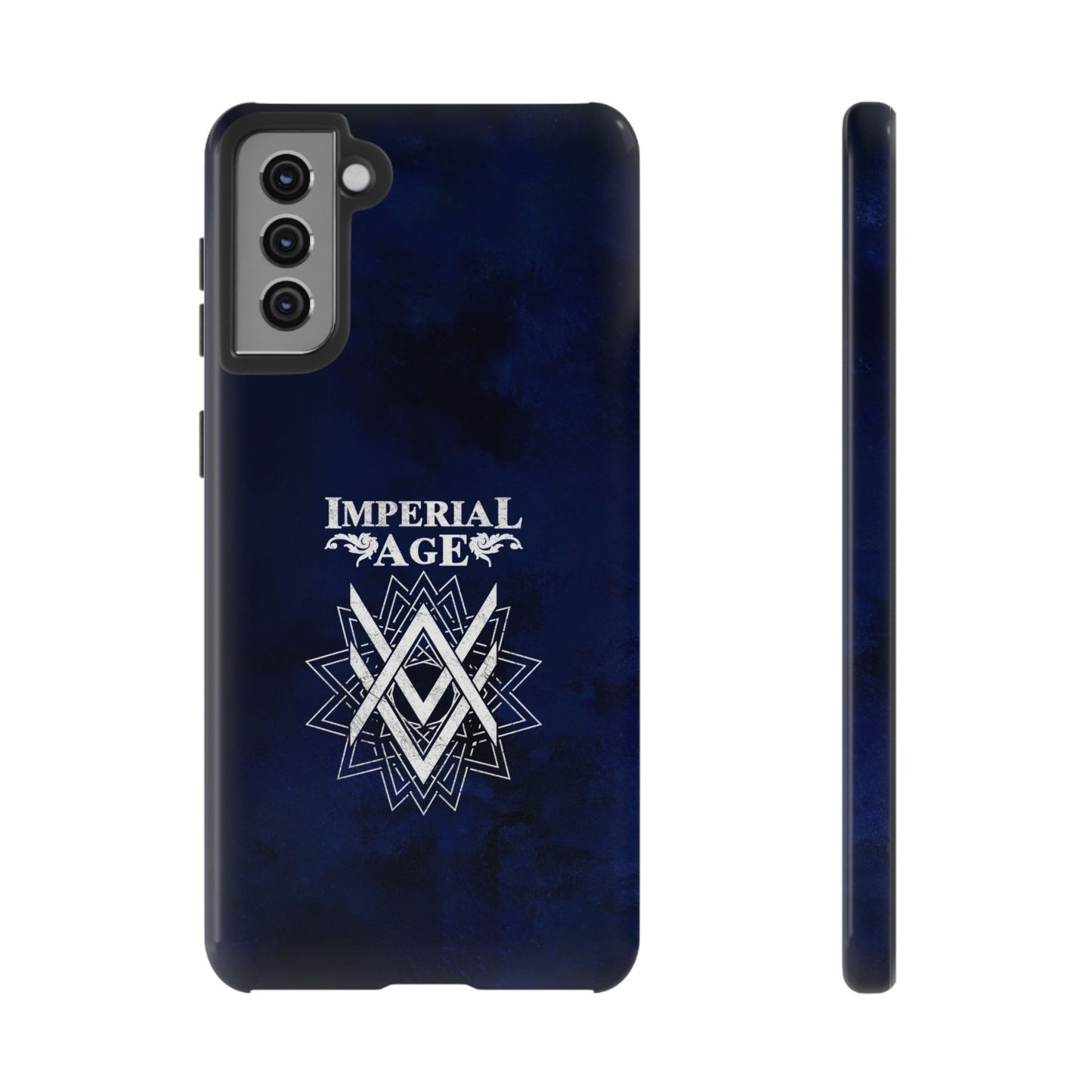 SUMMER COLLECTION - Tough Samsung Galaxy Case Navy (White Print)
