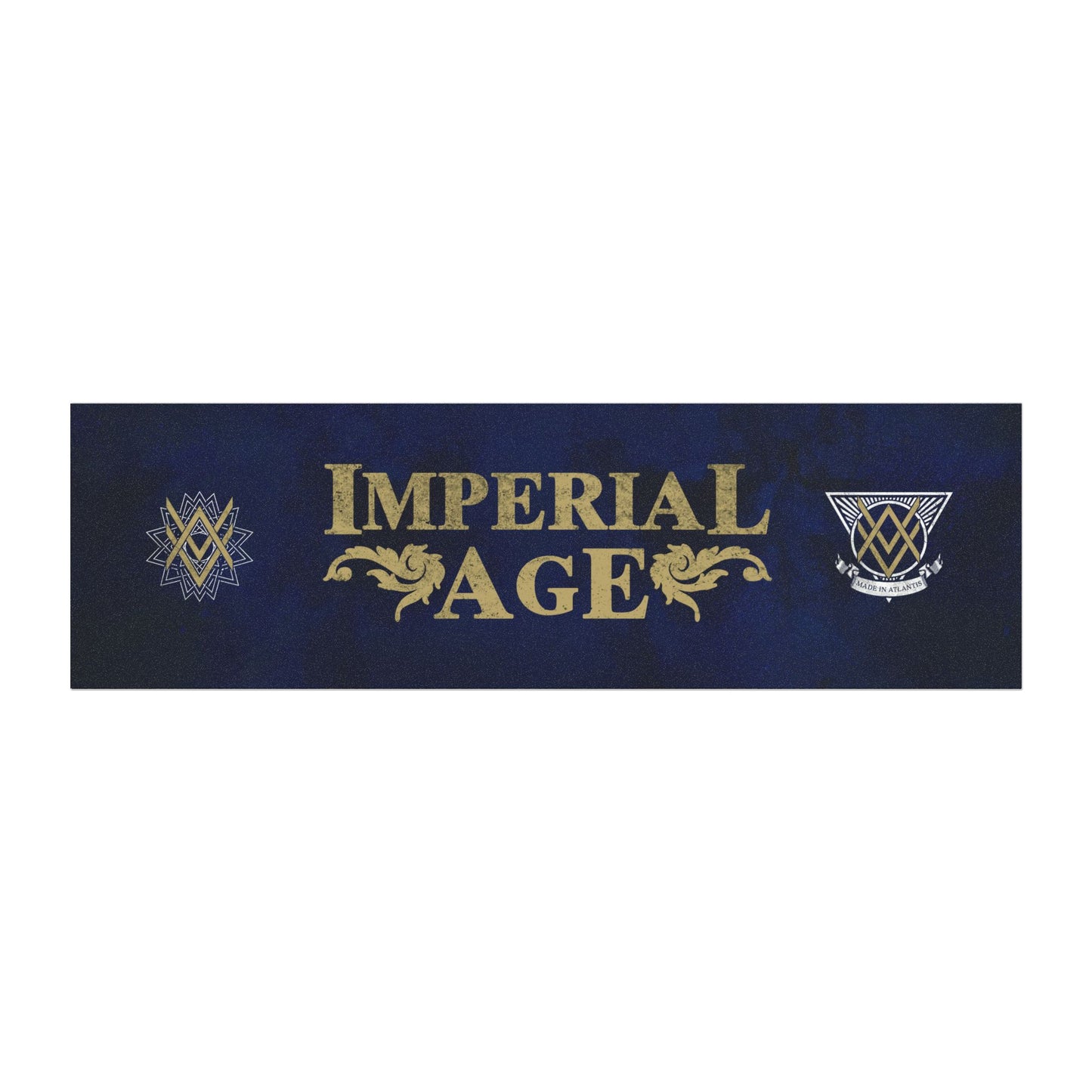 SUMMER COLLECTION - Car Magnets Navy (Gold-White Print)