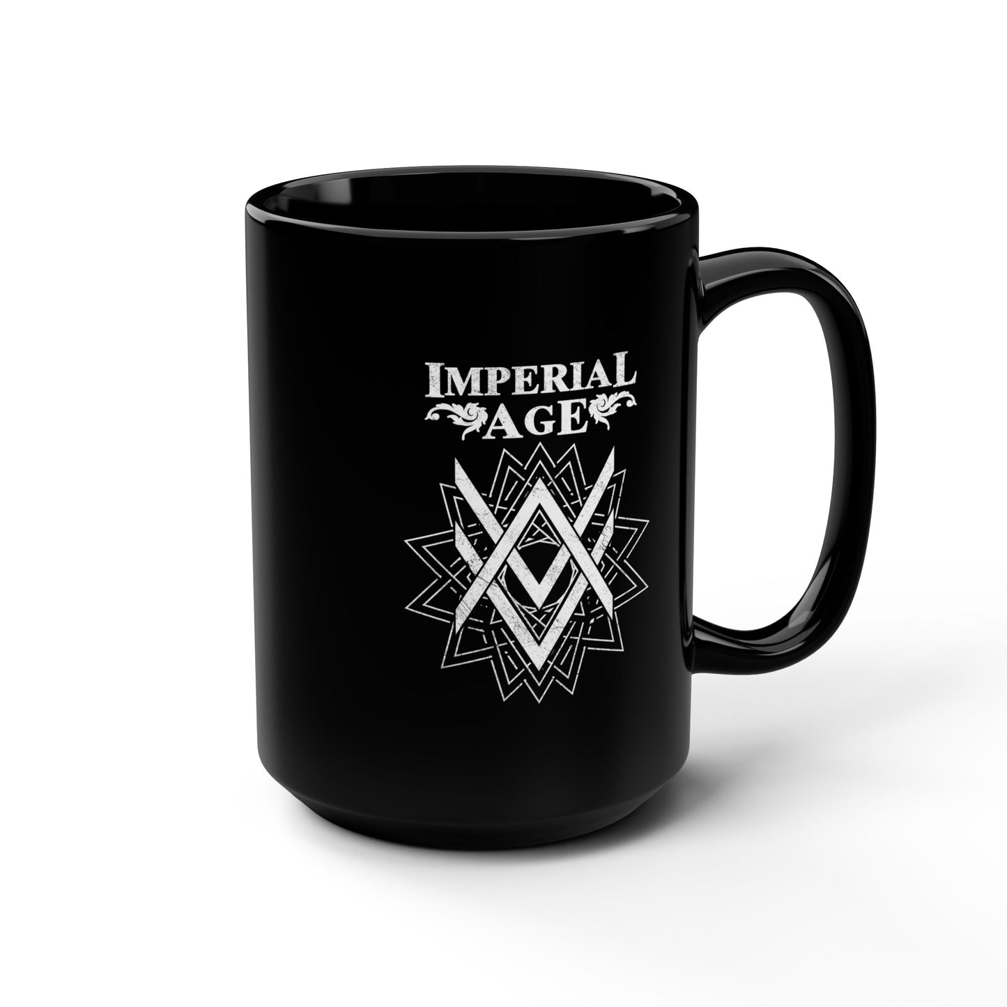 SUMMER COLLECTION - Mug 0.44l Black (White Print)