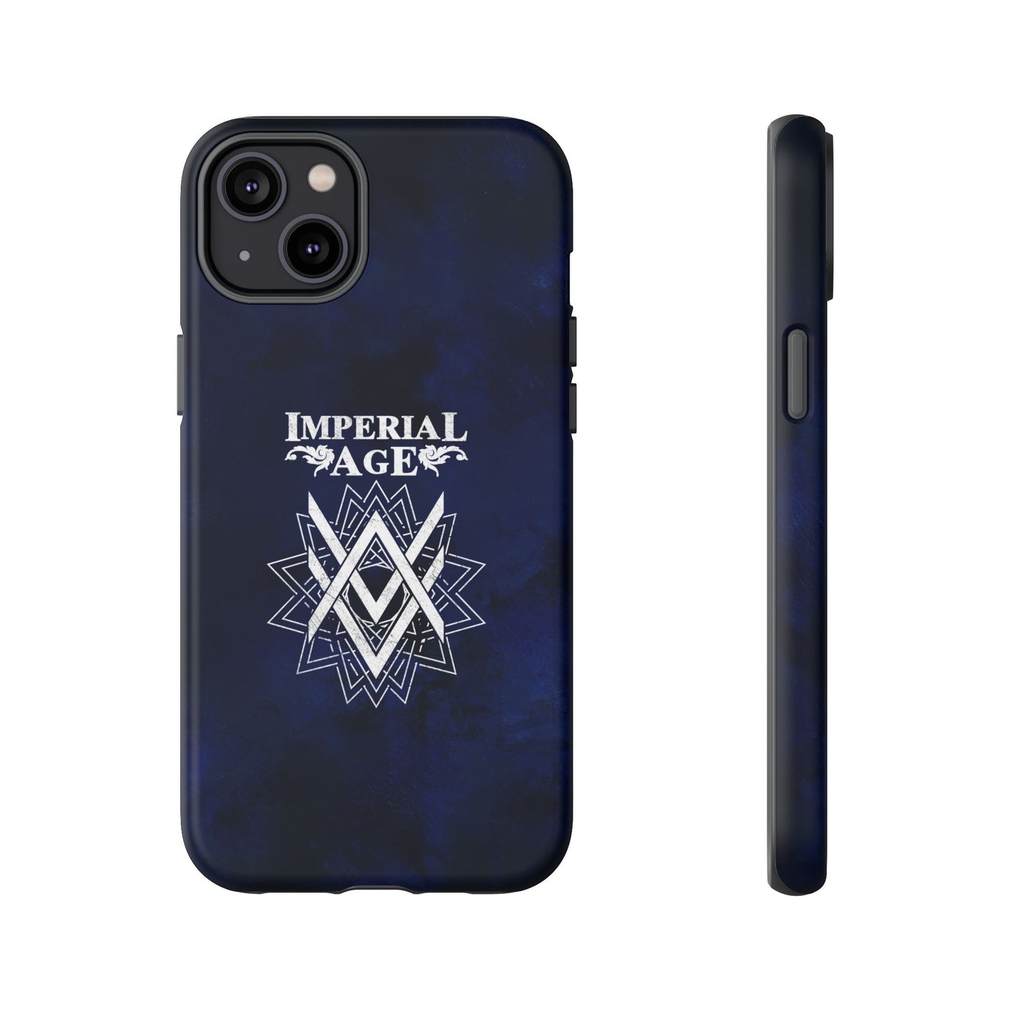 SUMMER COLLECTION - Tough iPhone Case Navy (White Print)
