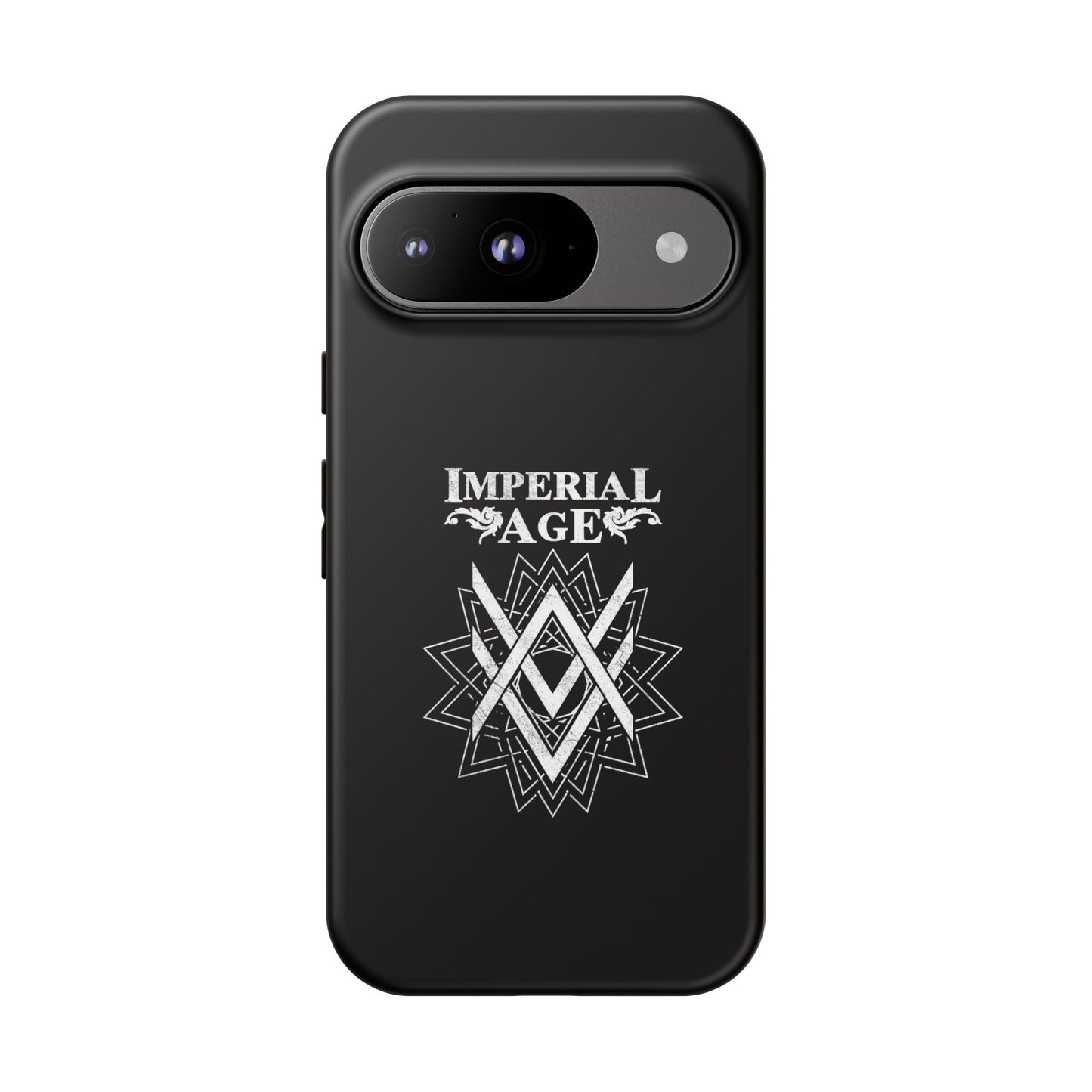 SUMMER COLLECTION - Tough Google Pixel Case Black (White Print)