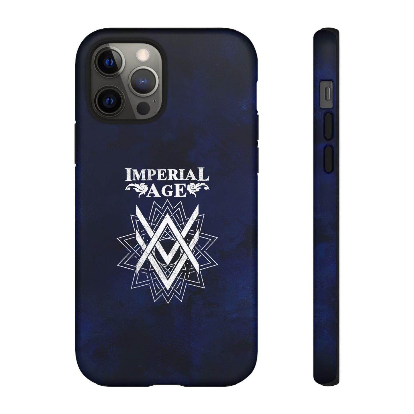 SUMMER COLLECTION - Tough iPhone Case Navy (White Print)