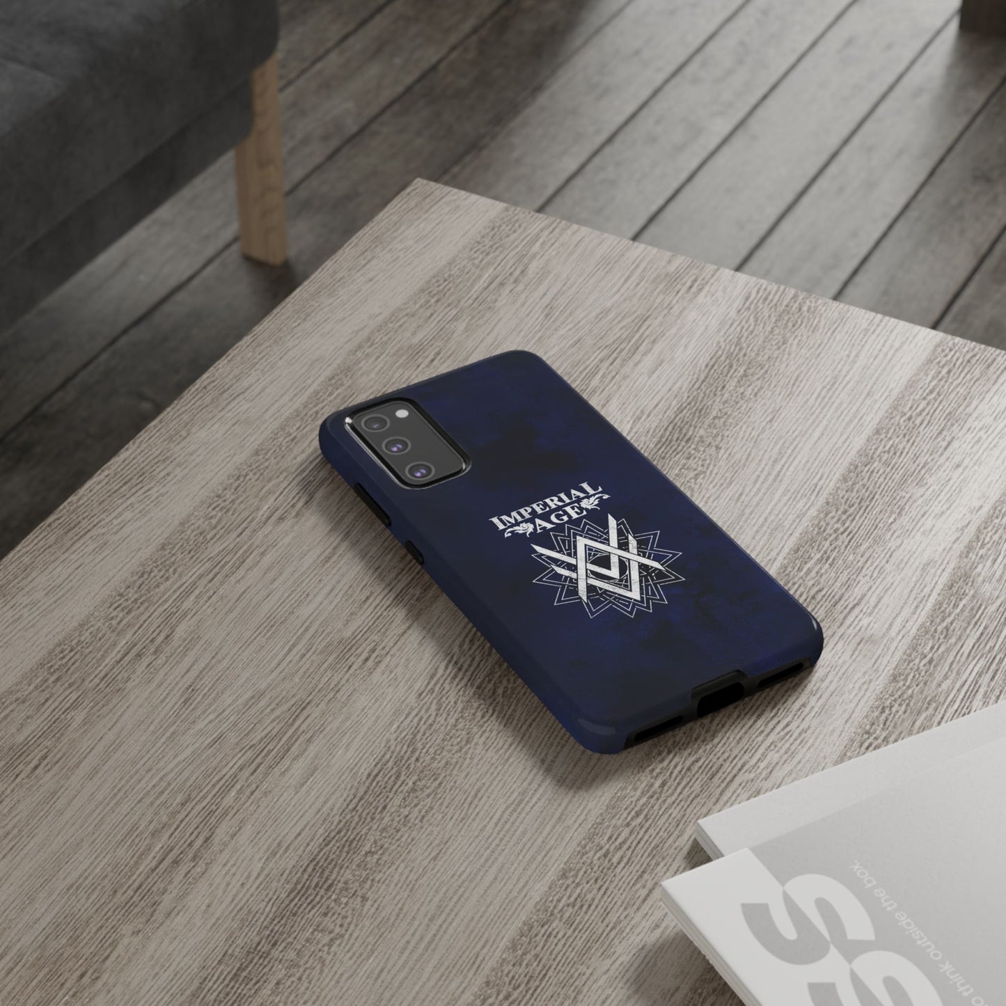 SUMMER COLLECTION - Tough Samsung Galaxy Case Navy (White Print)