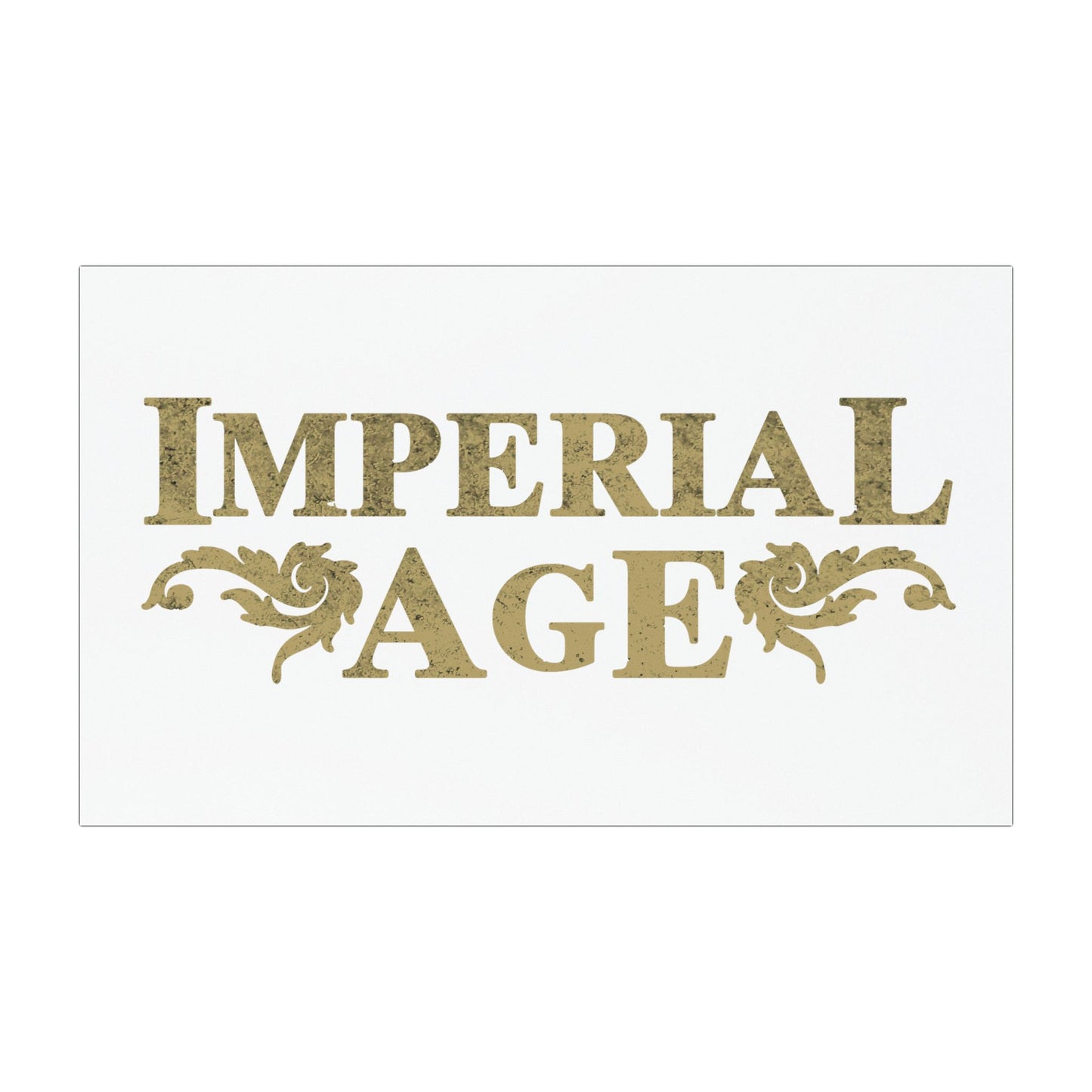 SUMMER COLLECTION - Car Magnets White (Gold-Black Print)