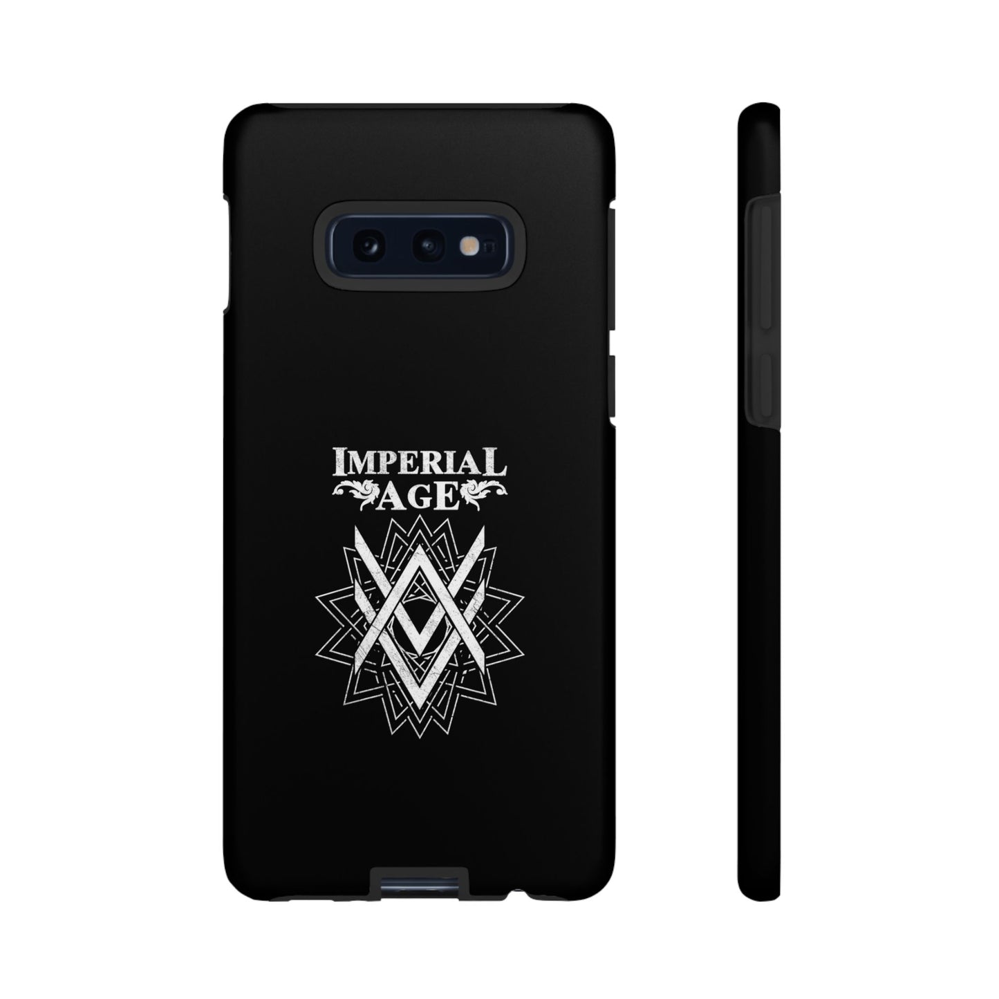 SUMMER COLLECTION - Tough Samsung Galaxy Case Black (White Print)
