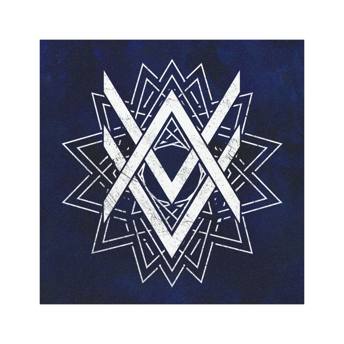 SUMMER COLLECTION - Car Magnets Navy (White Print)