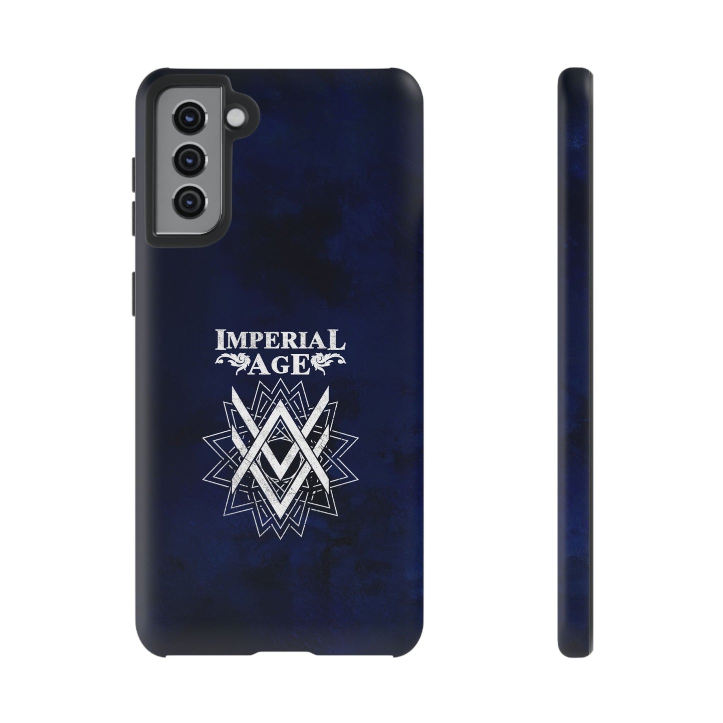 SUMMER COLLECTION - Tough Samsung Galaxy Case Navy (White Print)