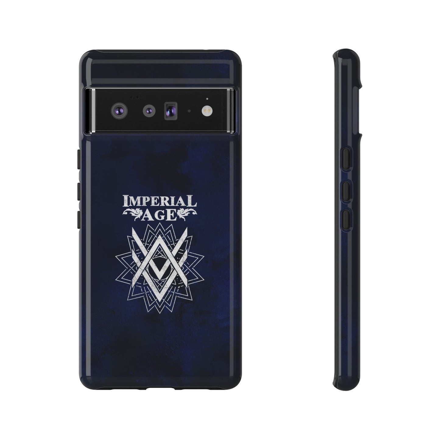 SUMMER COLLECTION - Tough Google Pixel Case Navy (White Print)