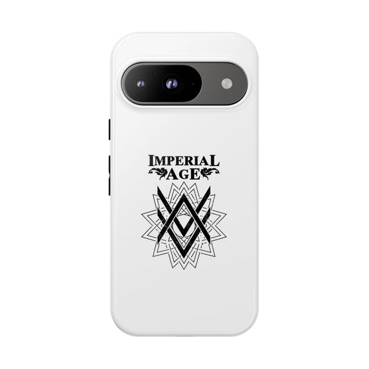 SUMMER COLLECTION - Tough Google Pixel Case White (Black Print)