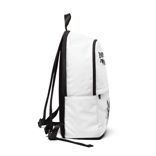 SUMMER COLLECTION - Back Pack White (Black Print)