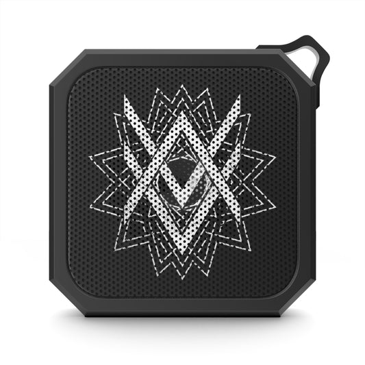 SUMMER COLLECTION - Rugged Outdoor Waterproof Bluetooth Speaker Black (White Print)
