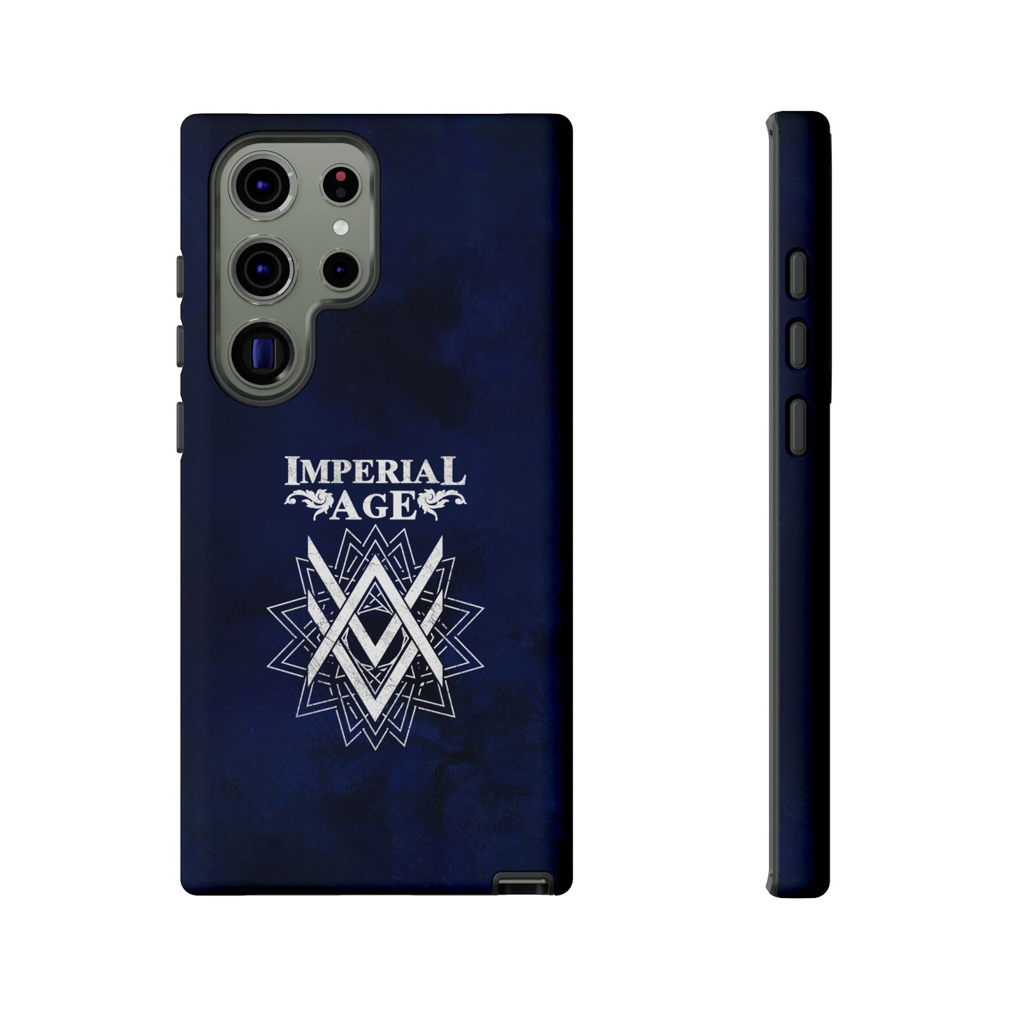 SUMMER COLLECTION - Tough Samsung Galaxy Case Navy (White Print)