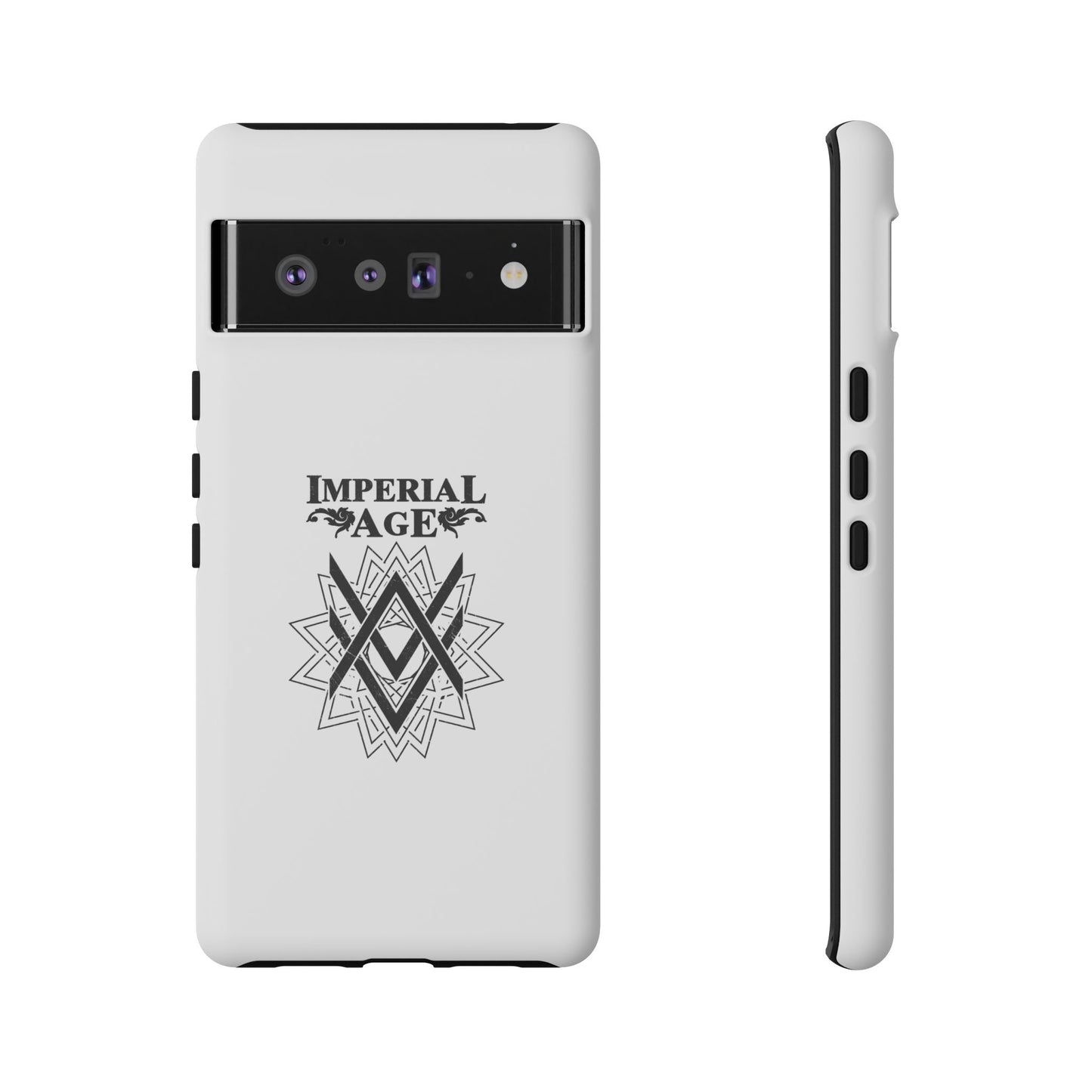 SUMMER COLLECTION - Tough Google Pixel Case White (Black Print)