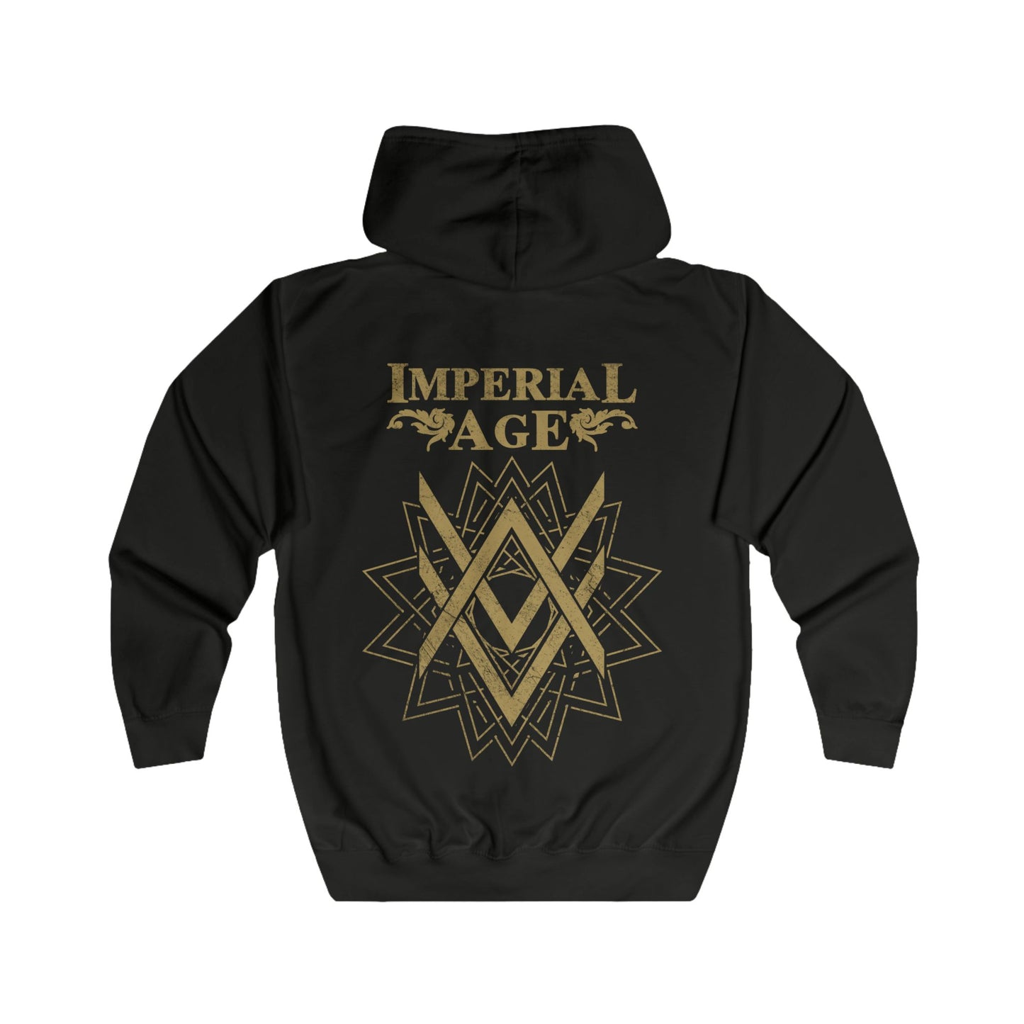 SUMMER COLLECTION - Zip Hoodie (Gold Print)