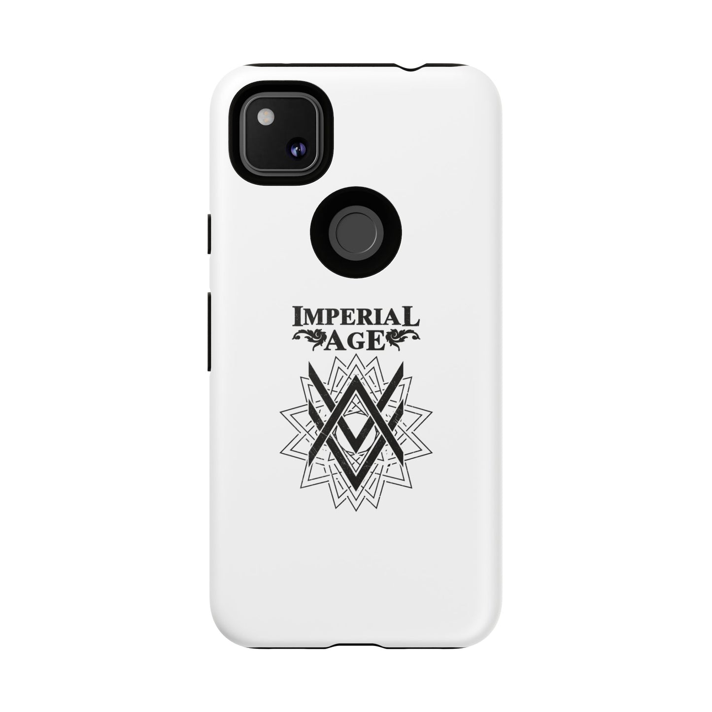 SUMMER COLLECTION - Tough Google Pixel Case White (Black Print)