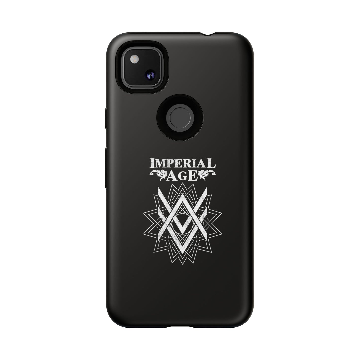SUMMER COLLECTION - Tough Google Pixel Case Black (White Print)