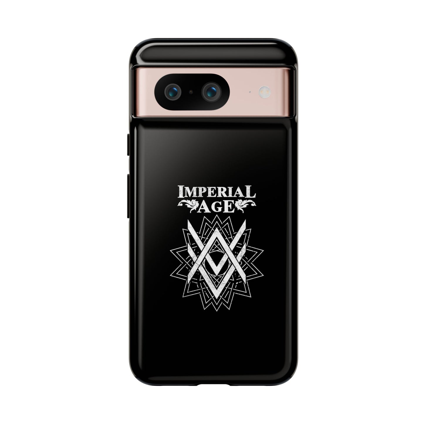 SUMMER COLLECTION - Tough Google Pixel Case Black (White Print)